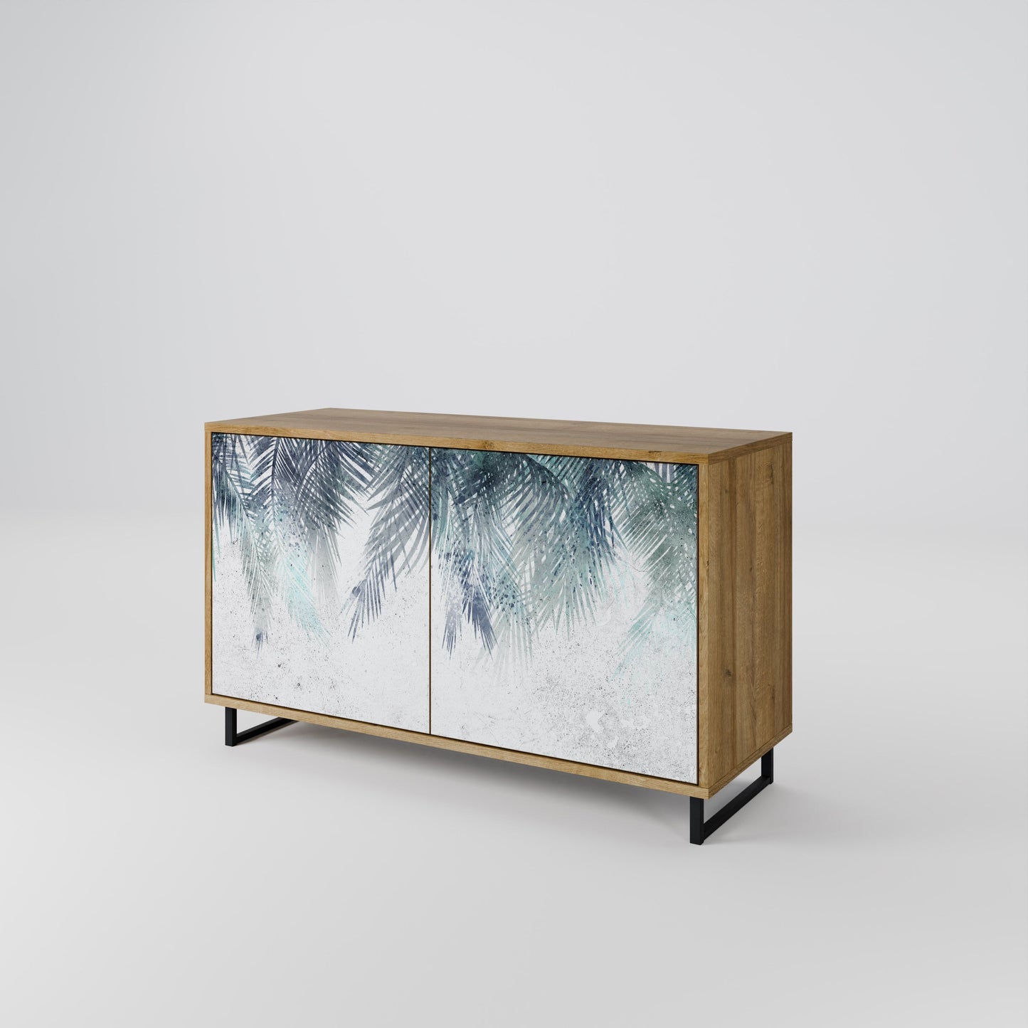 Credenza PALM VEIL a 2 ante in effetto rovere