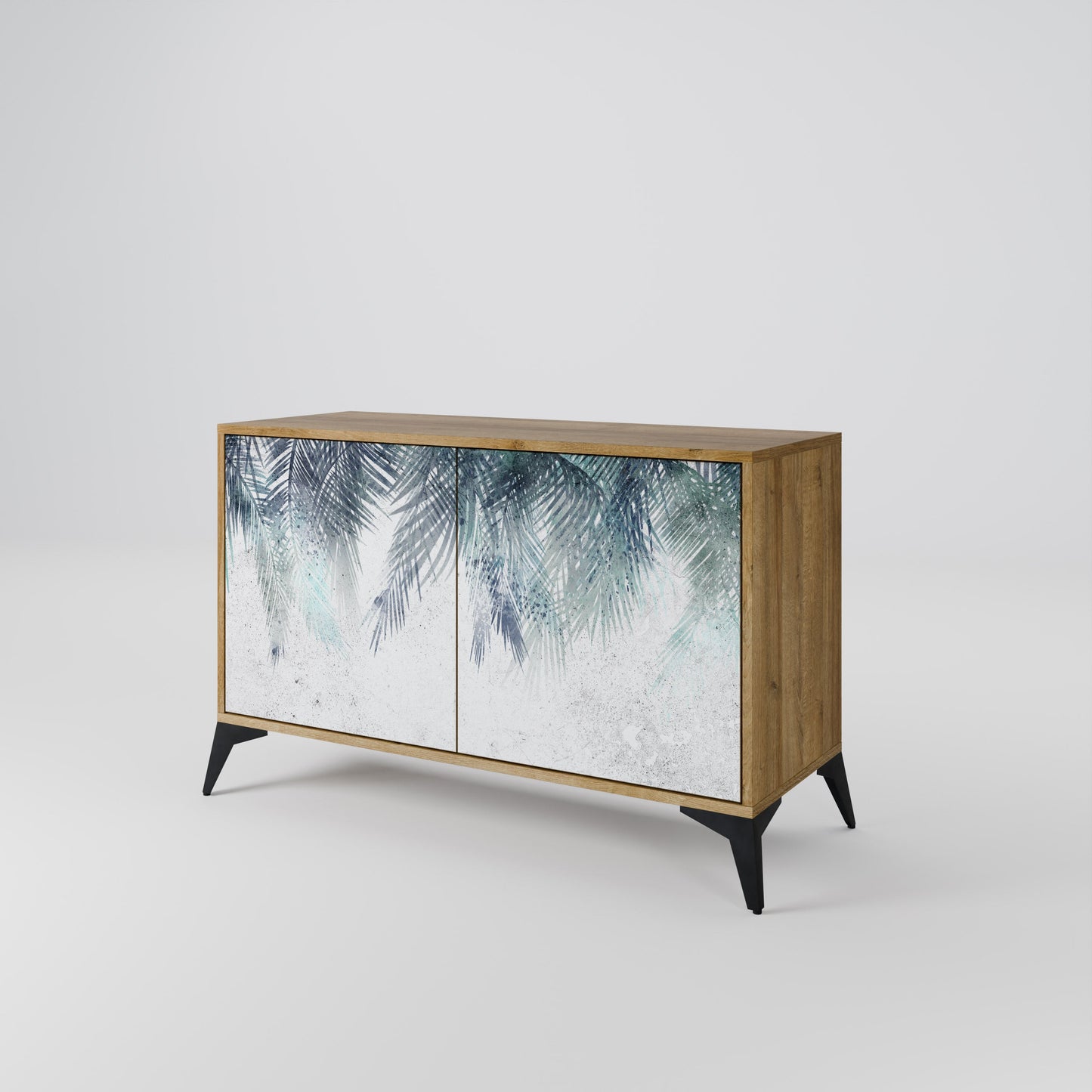 Credenza PALM VEIL a 2 ante in effetto rovere