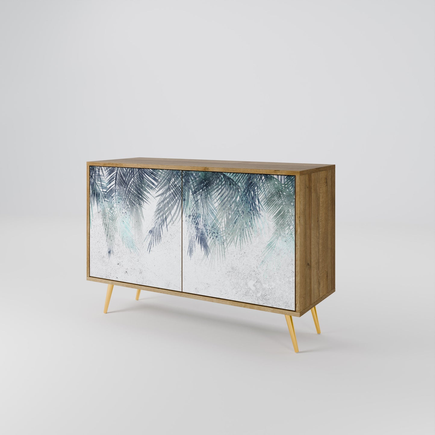 Credenza PALM VEIL a 2 ante in effetto rovere