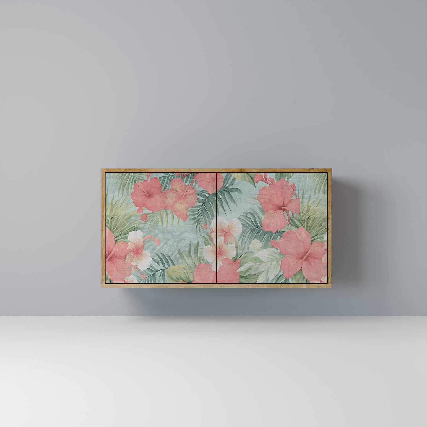 Credenza a 2 ante HAWAIIAN SPIRIT in effetto rovere