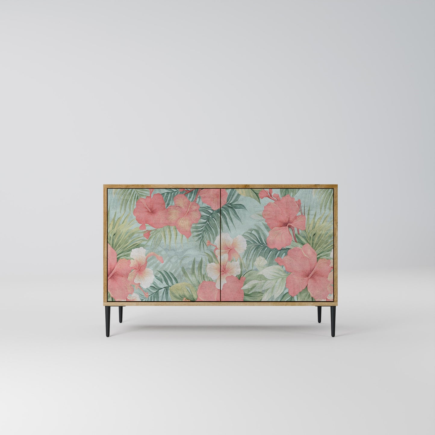Credenza a 2 ante HAWAIIAN SPIRIT in effetto rovere