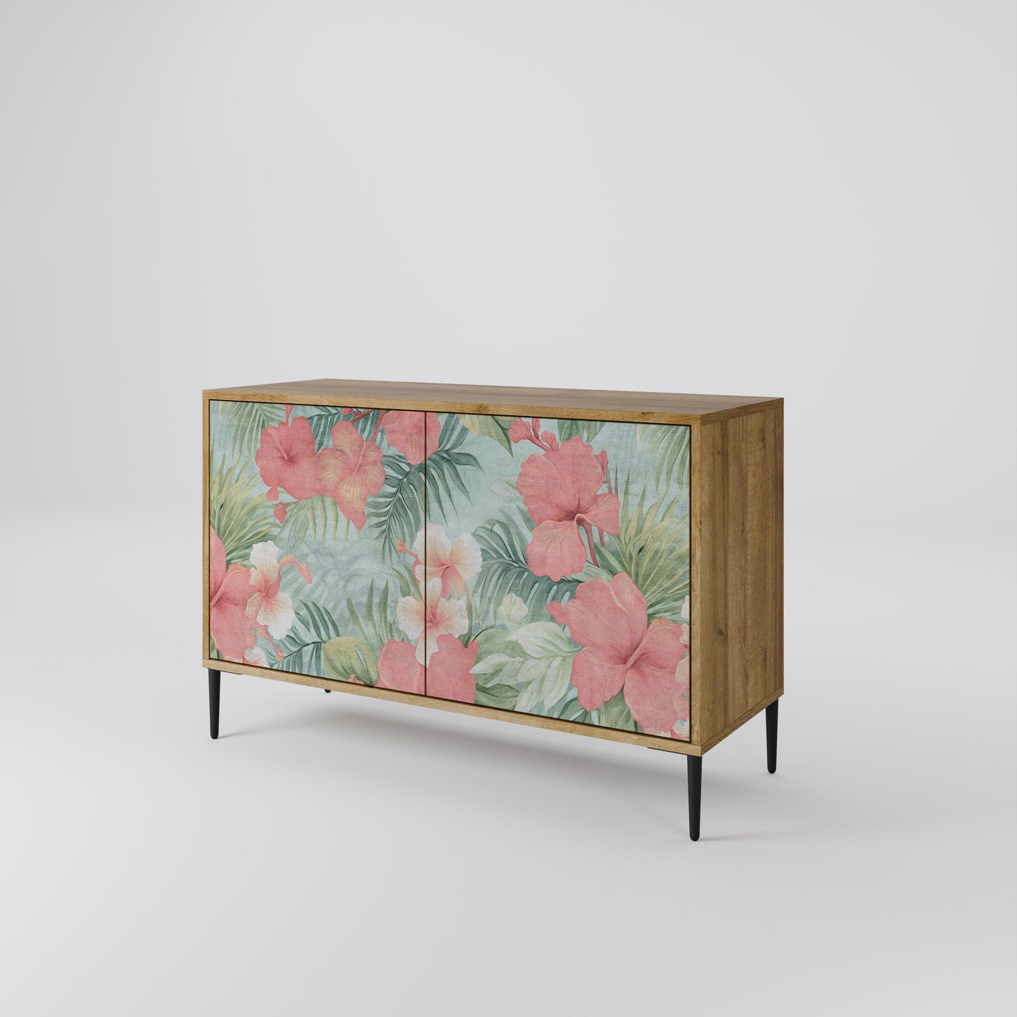Credenza a 2 ante HAWAIIAN SPIRIT in effetto rovere