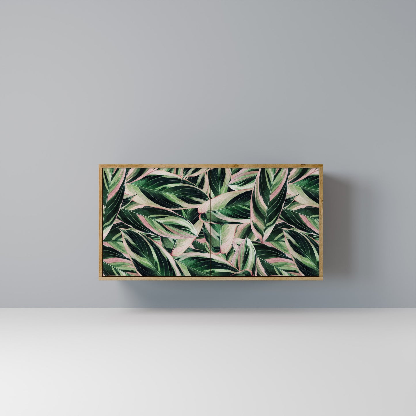 Credenza EERIE STROMANTHE a 2 ante in effetto rovere