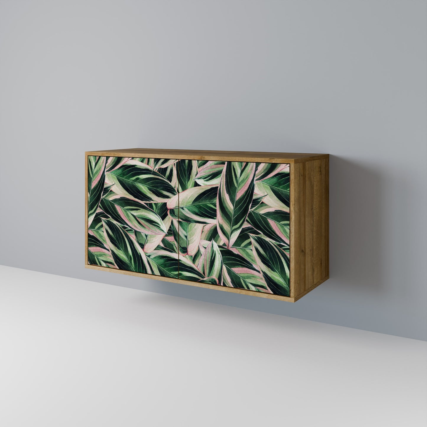 Credenza EERIE STROMANTHE a 2 ante in effetto rovere