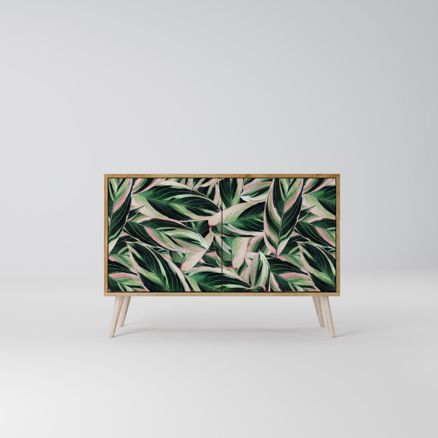 Credenza EERIE STROMANTHE a 2 ante in effetto rovere
