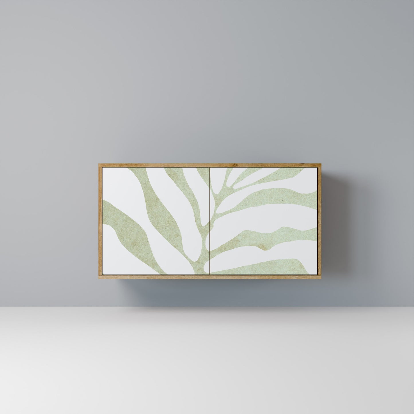 Credenza BOTANICAL SPARK a 2 ante in effetto rovere