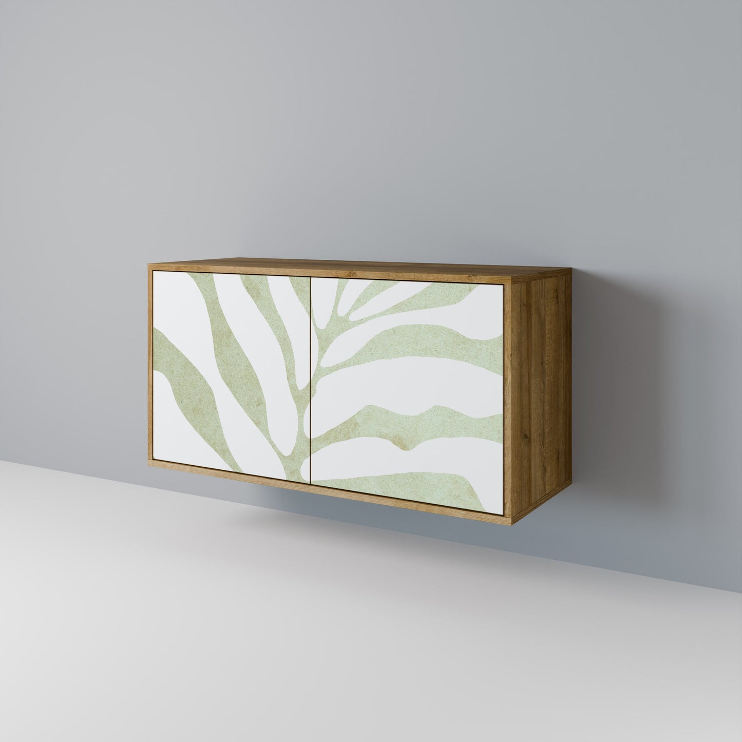 Credenza BOTANICAL SPARK a 2 ante in effetto rovere