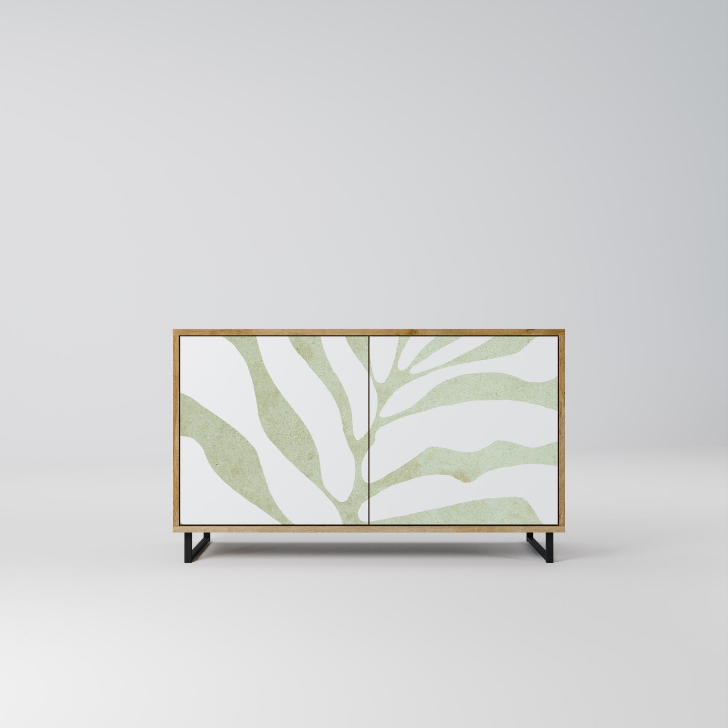 Credenza BOTANICAL SPARK a 2 ante in effetto rovere