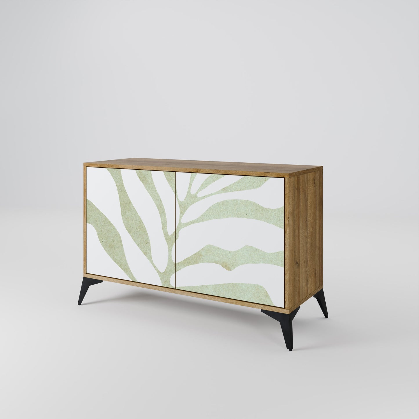 Credenza BOTANICAL SPARK a 2 ante in effetto rovere