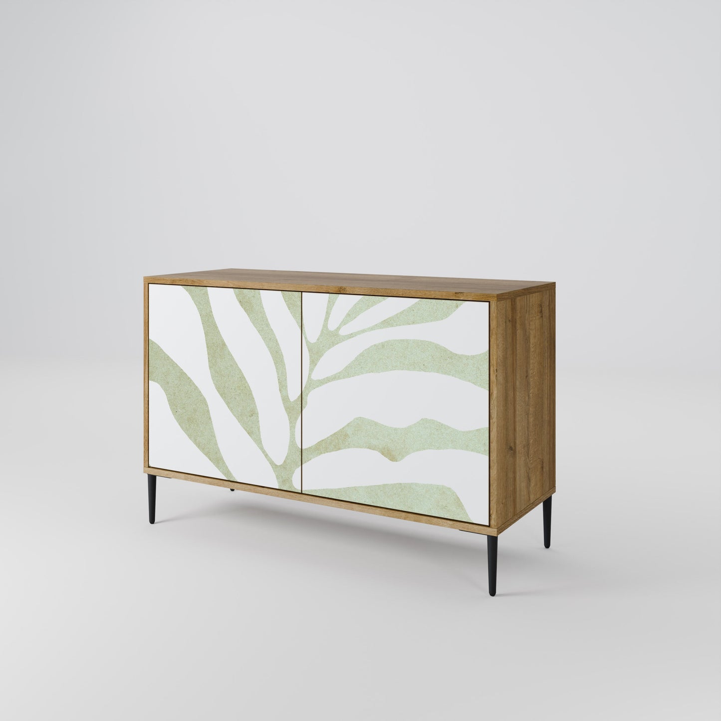 Credenza BOTANICAL SPARK a 2 ante in effetto rovere