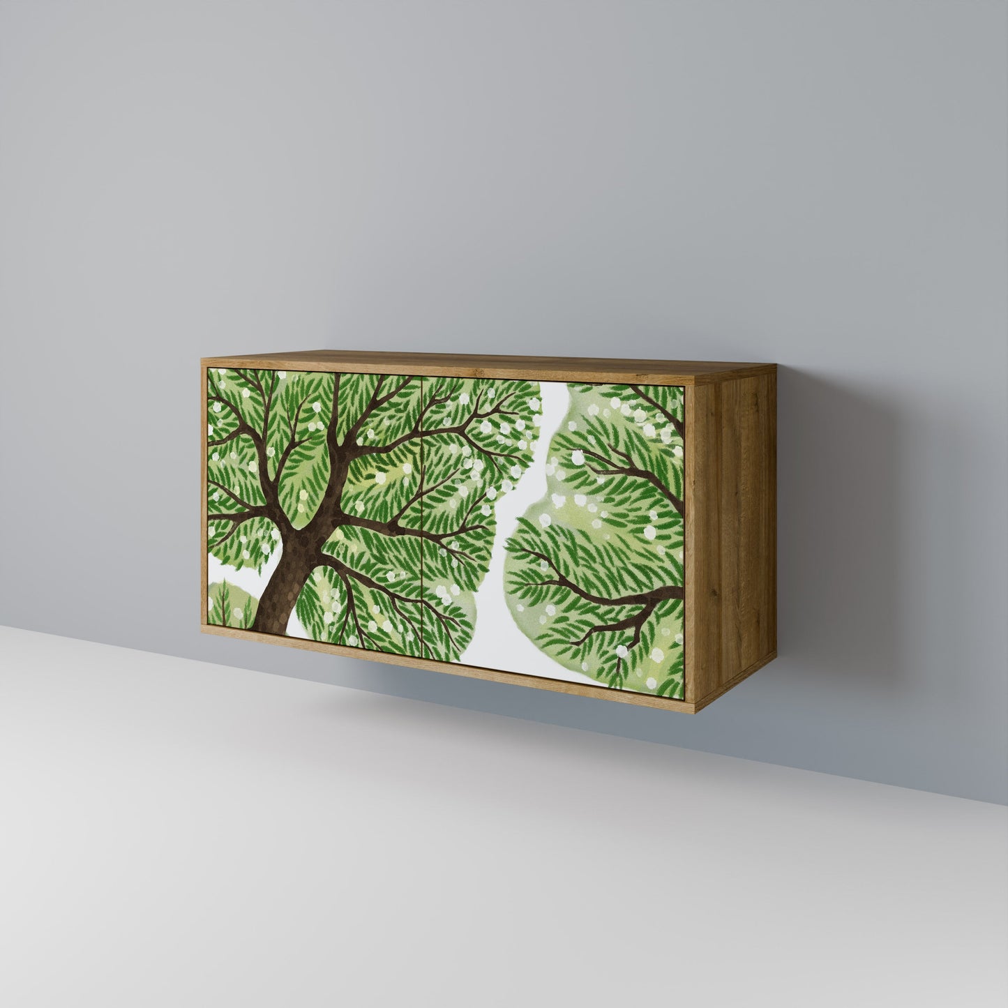 Credenza WILDERNESS DASH a 2 ante in effetto rovere
