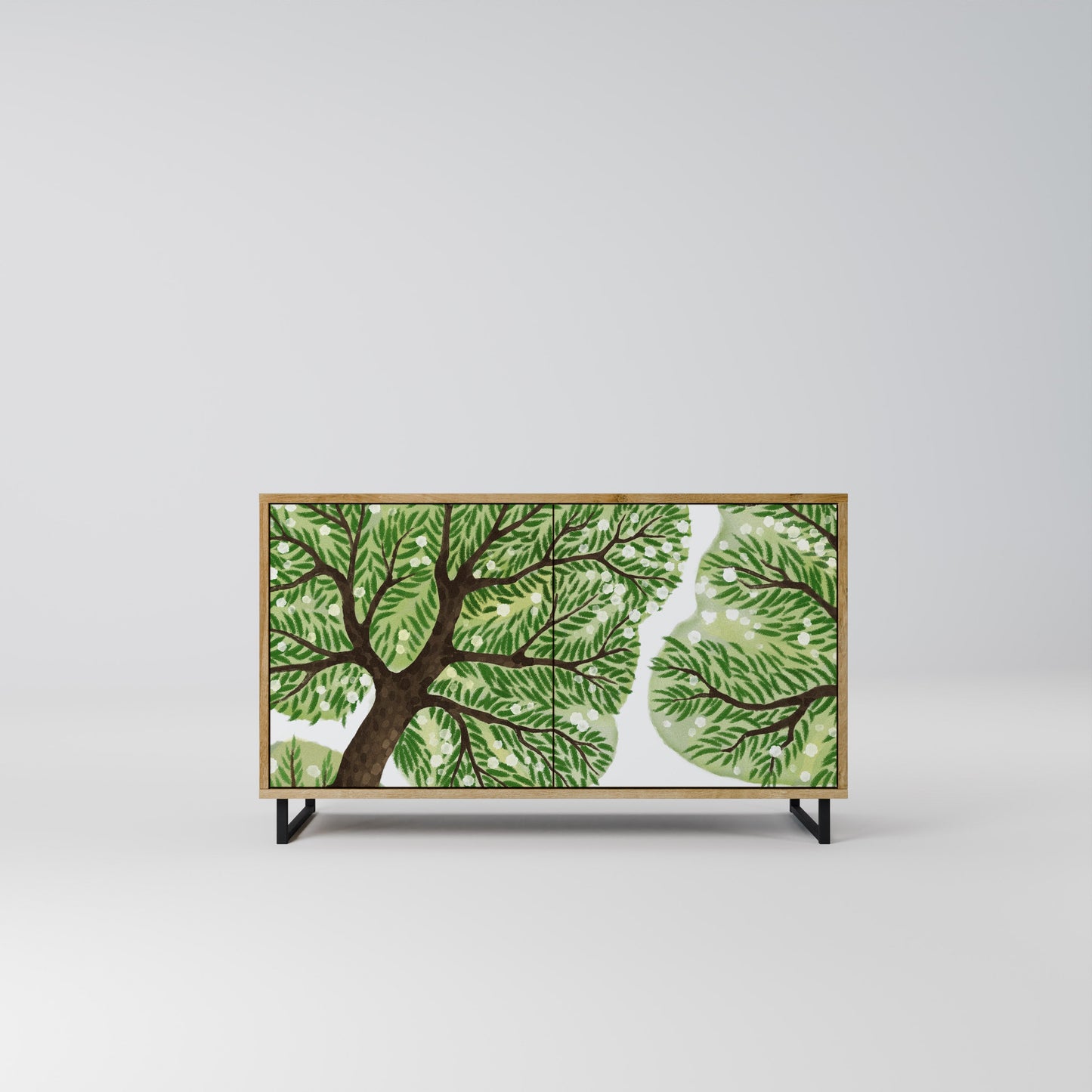Credenza WILDERNESS DASH a 2 ante in effetto rovere