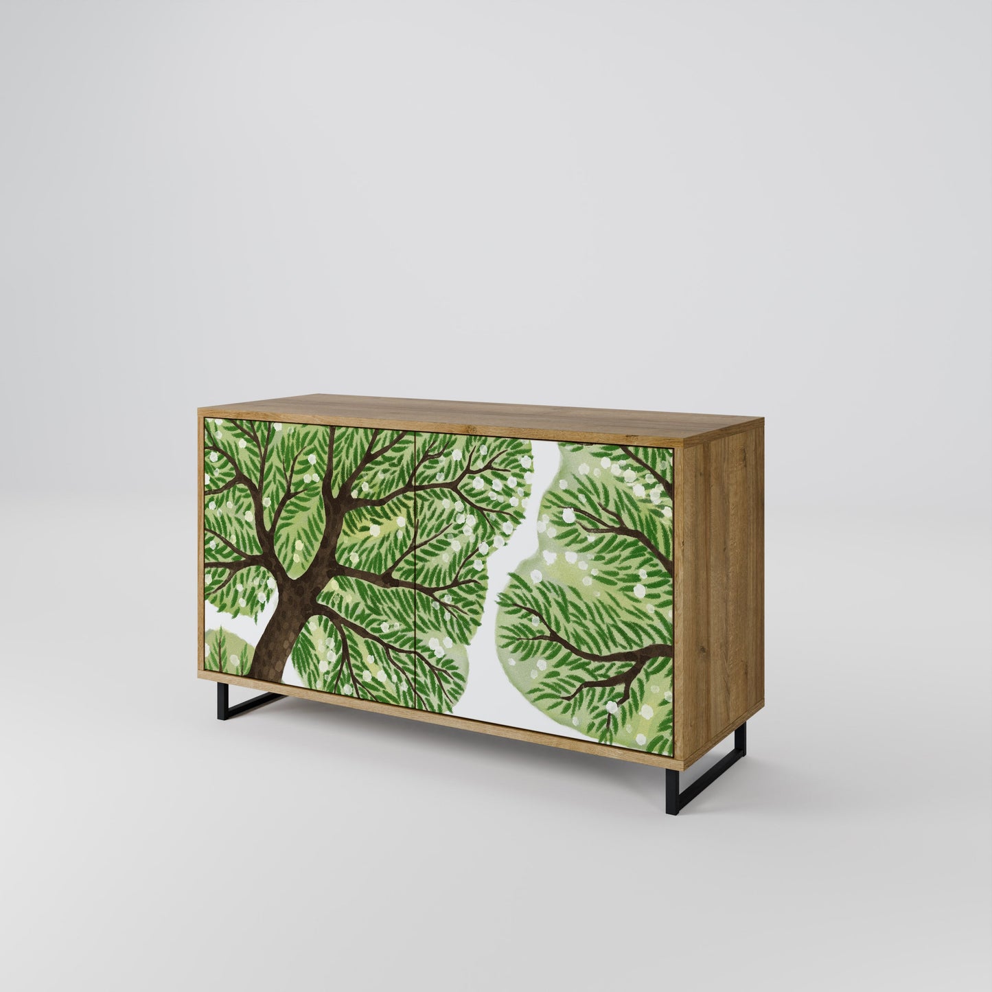 Credenza WILDERNESS DASH a 2 ante in effetto rovere