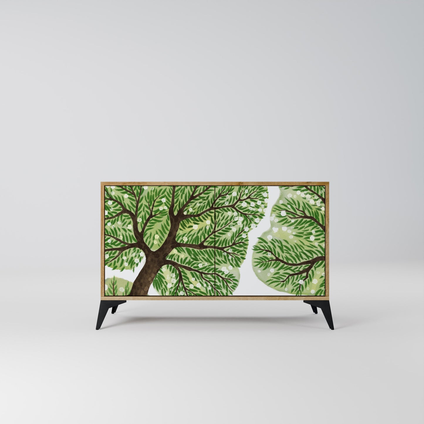 Credenza WILDERNESS DASH a 2 ante in effetto rovere