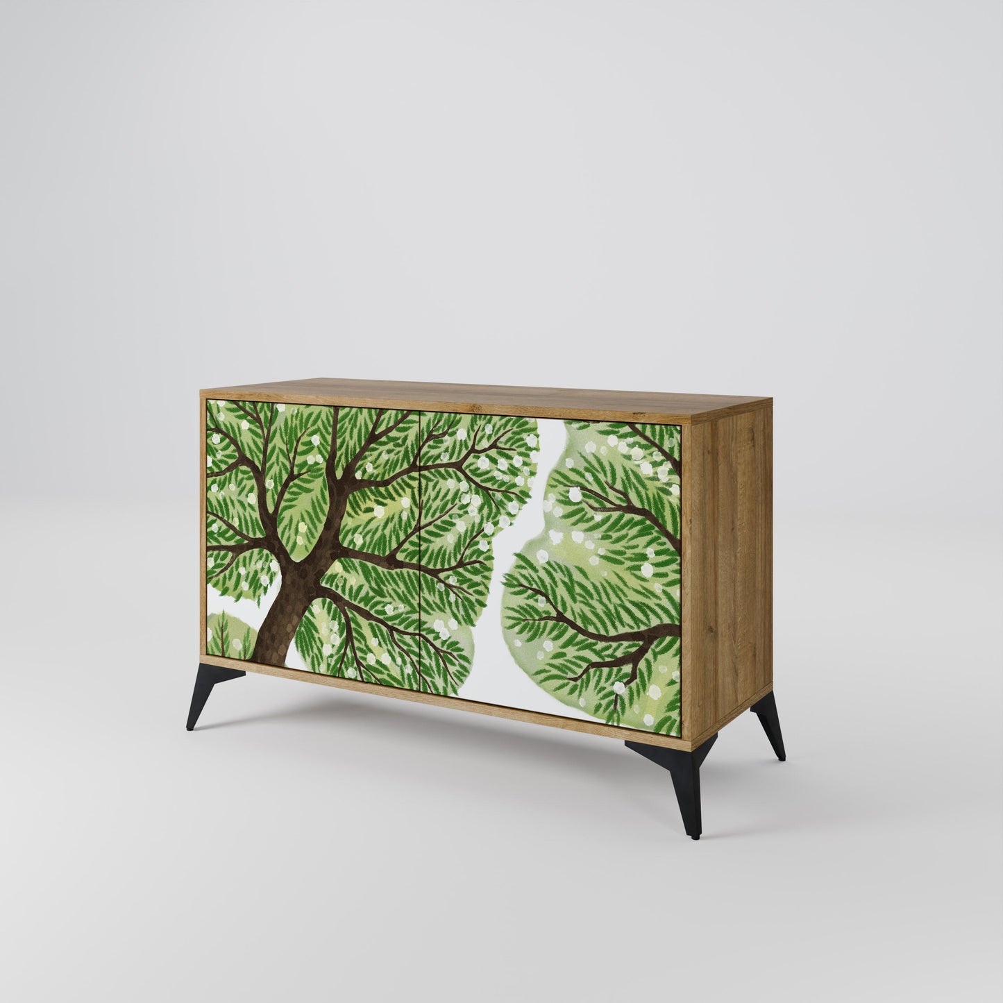 Credenza WILDERNESS DASH a 2 ante in effetto rovere