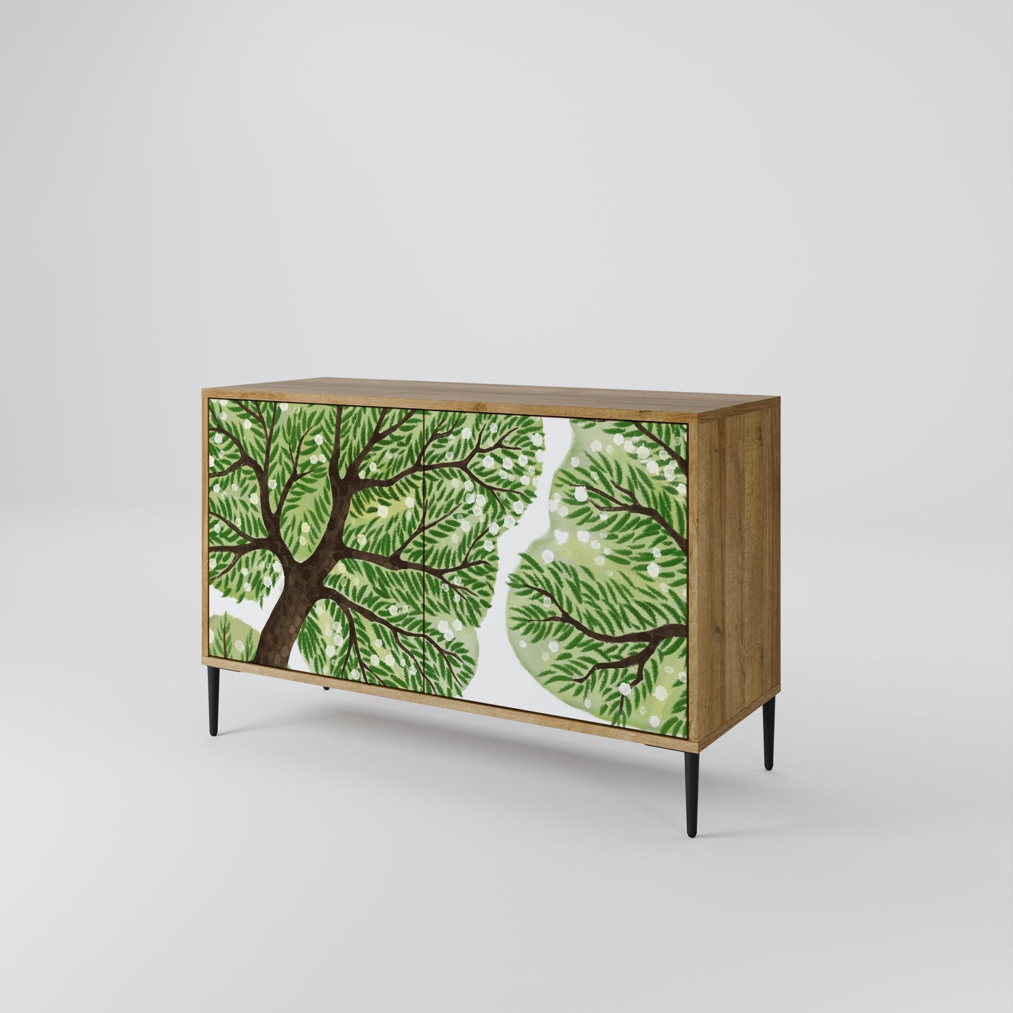 Credenza WILDERNESS DASH a 2 ante in effetto rovere