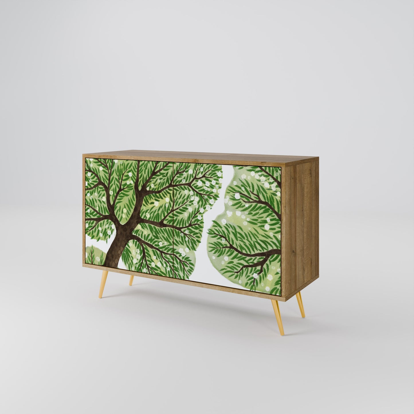 Credenza WILDERNESS DASH a 2 ante in effetto rovere