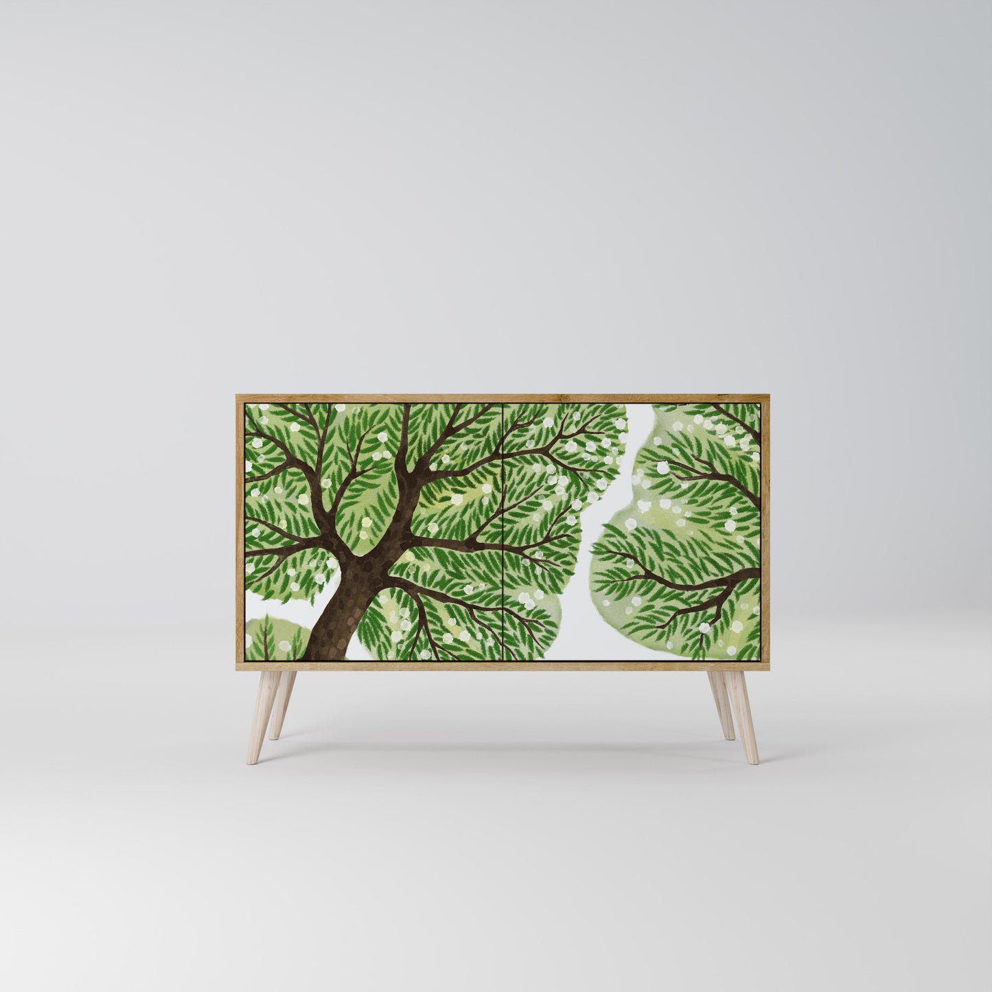 Credenza WILDERNESS DASH a 2 ante in effetto rovere