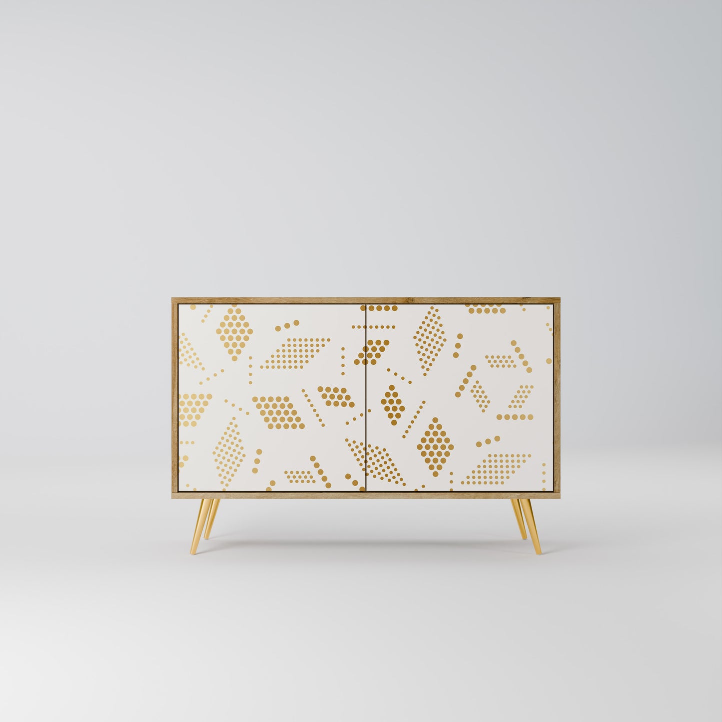 SPOTTED DAZE 2-Door Sideboard in Oak Effect