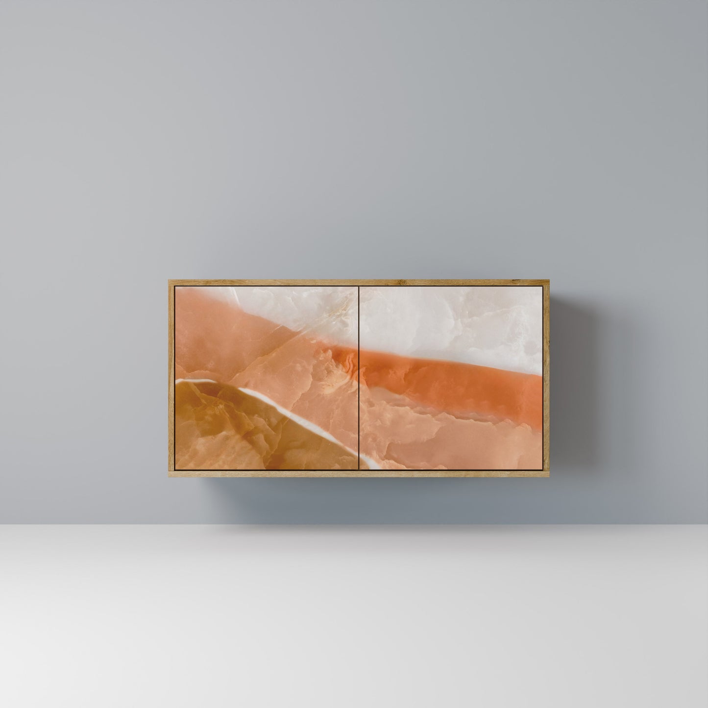 Credenza a 2 ante SANDHILLS SPLENDOUR in effetto rovere