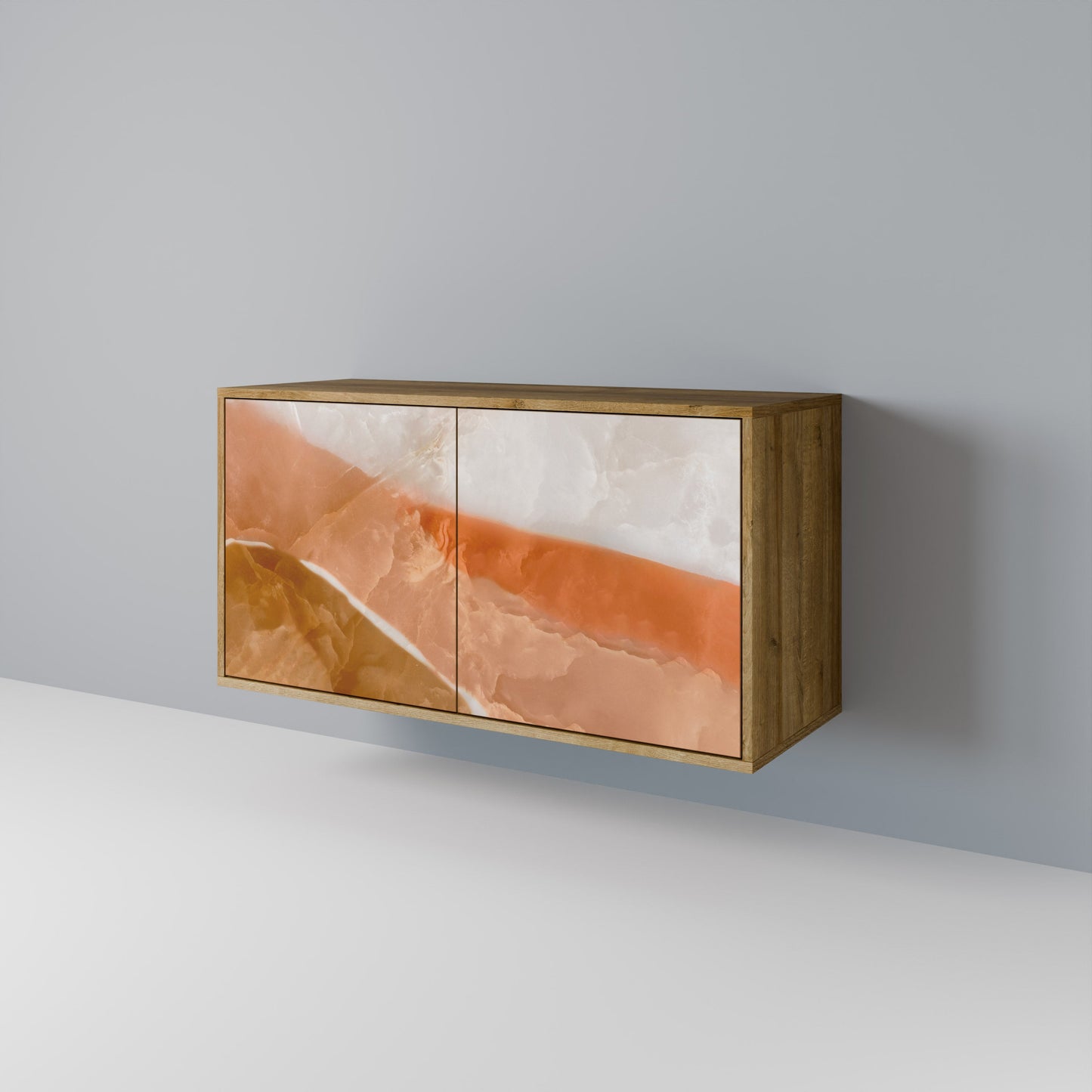 Credenza a 2 ante SANDHILLS SPLENDOUR in effetto rovere