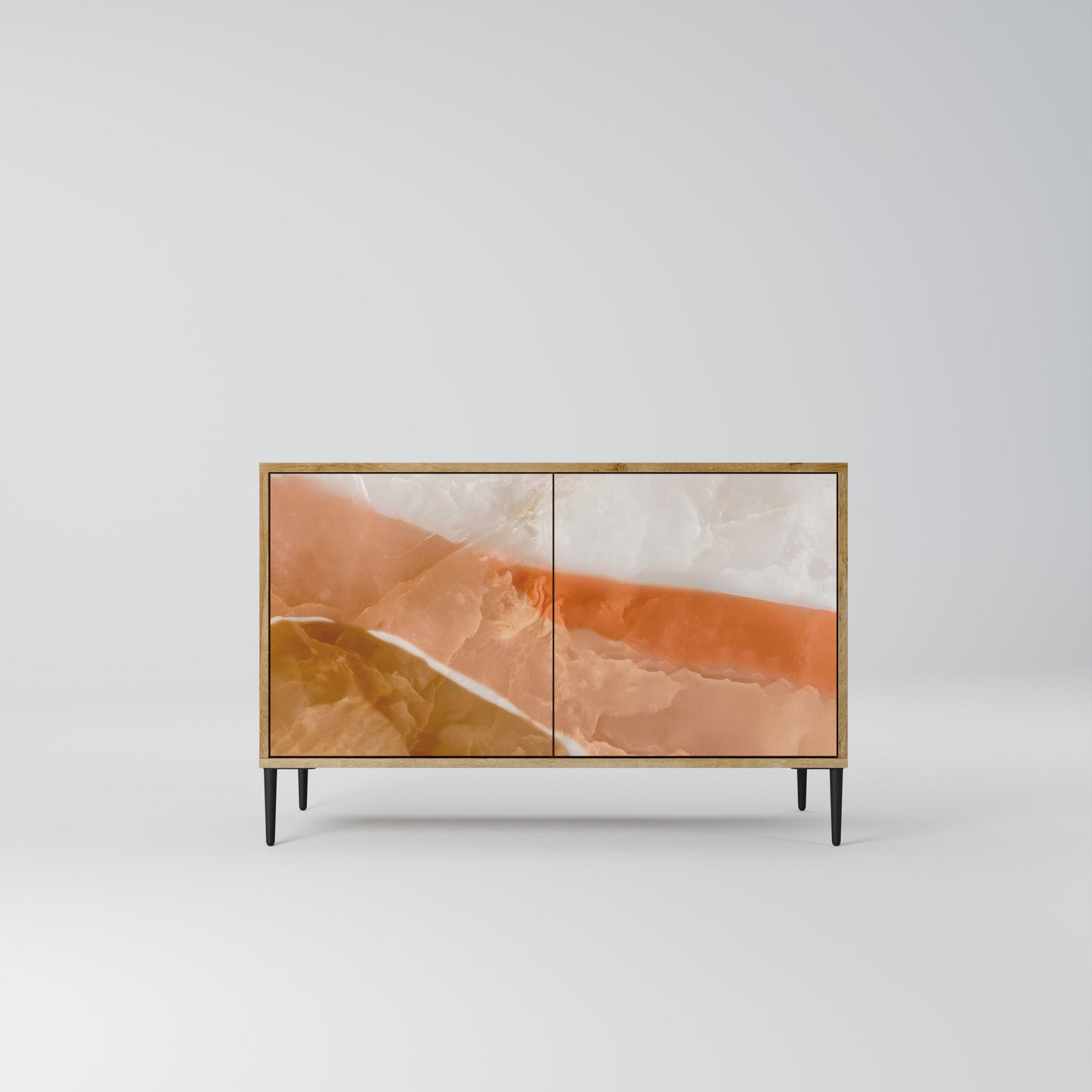 Credenza a 2 ante SANDHILLS SPLENDOUR in effetto rovere