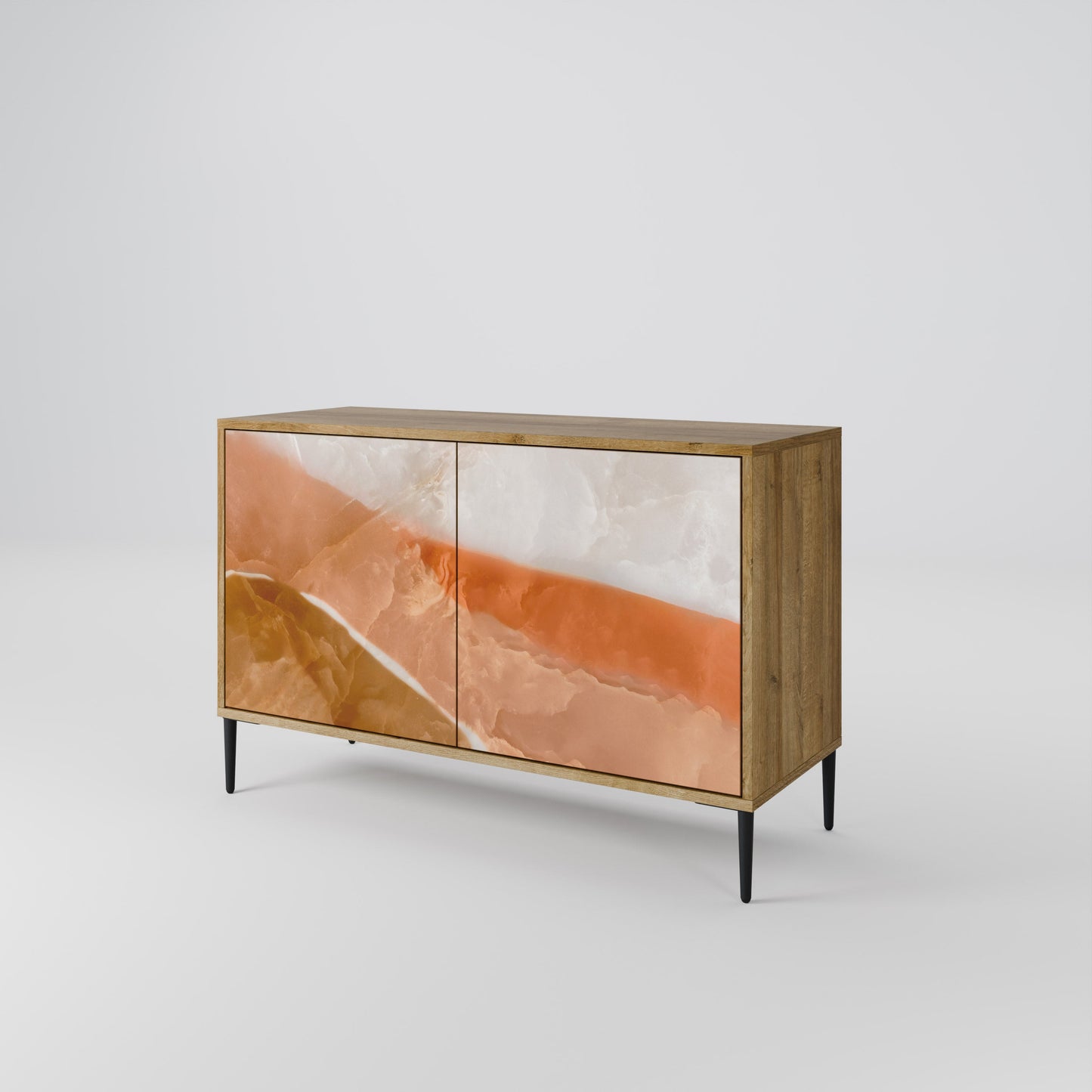 Credenza a 2 ante SANDHILLS SPLENDOUR in effetto rovere