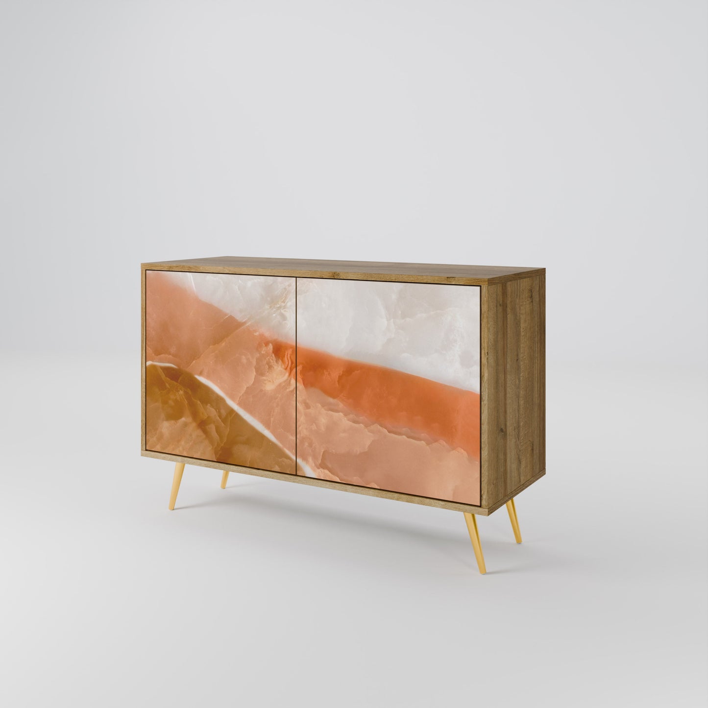 Credenza a 2 ante SANDHILLS SPLENDOUR in effetto rovere