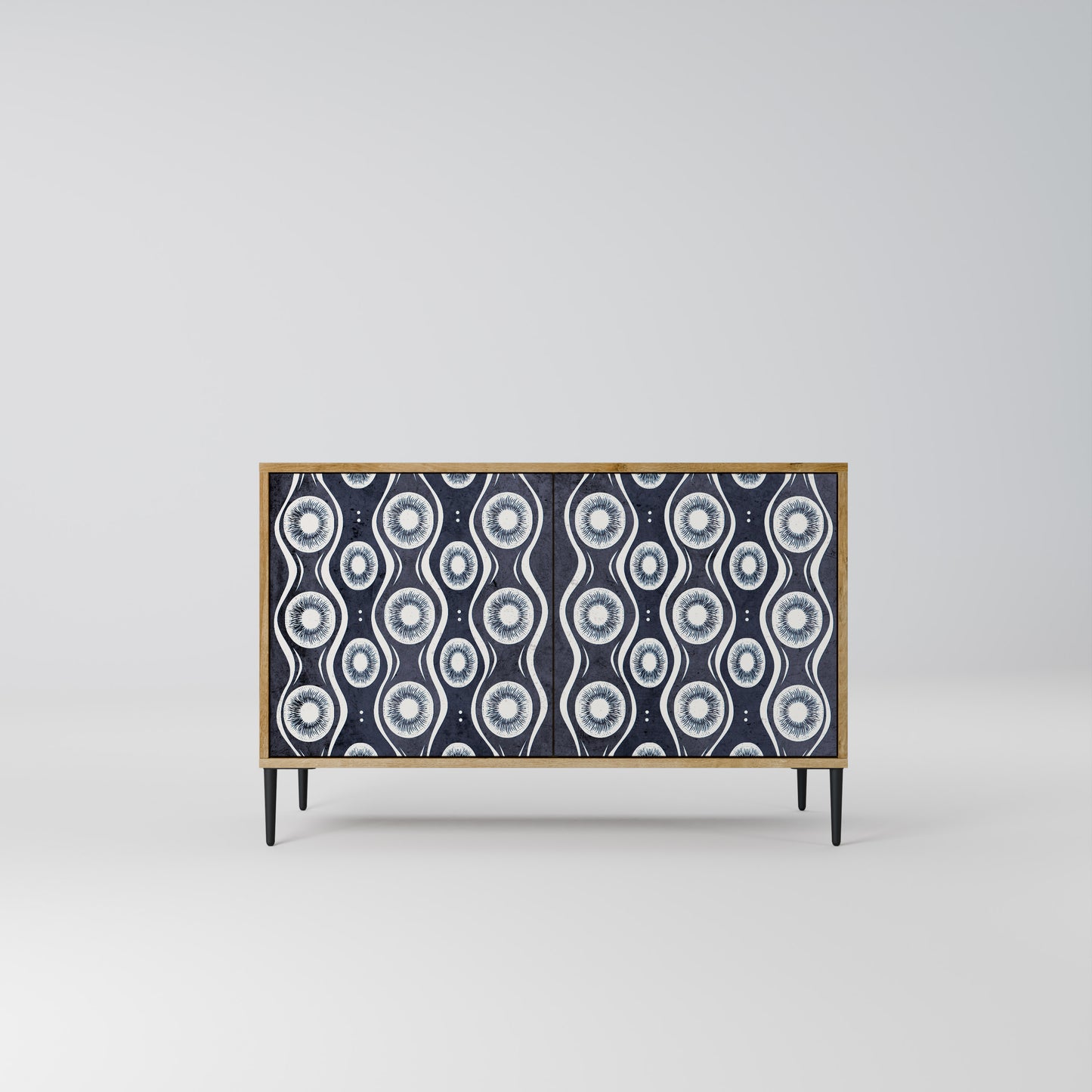 GRAPHITE EYES 2-Door Sideboard in Oak Effect