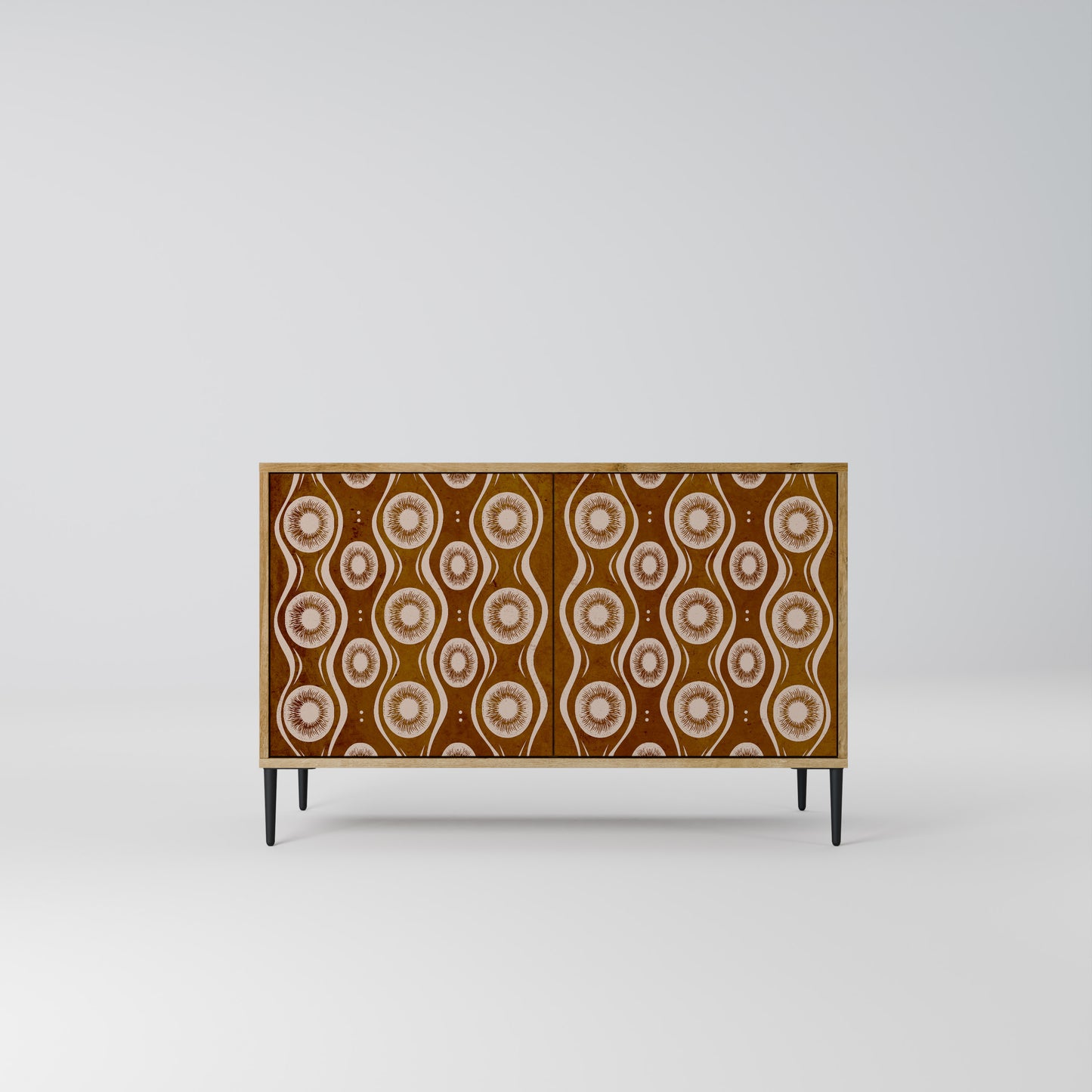 BROWN EYES 2-Door Sideboard in Oak Effect