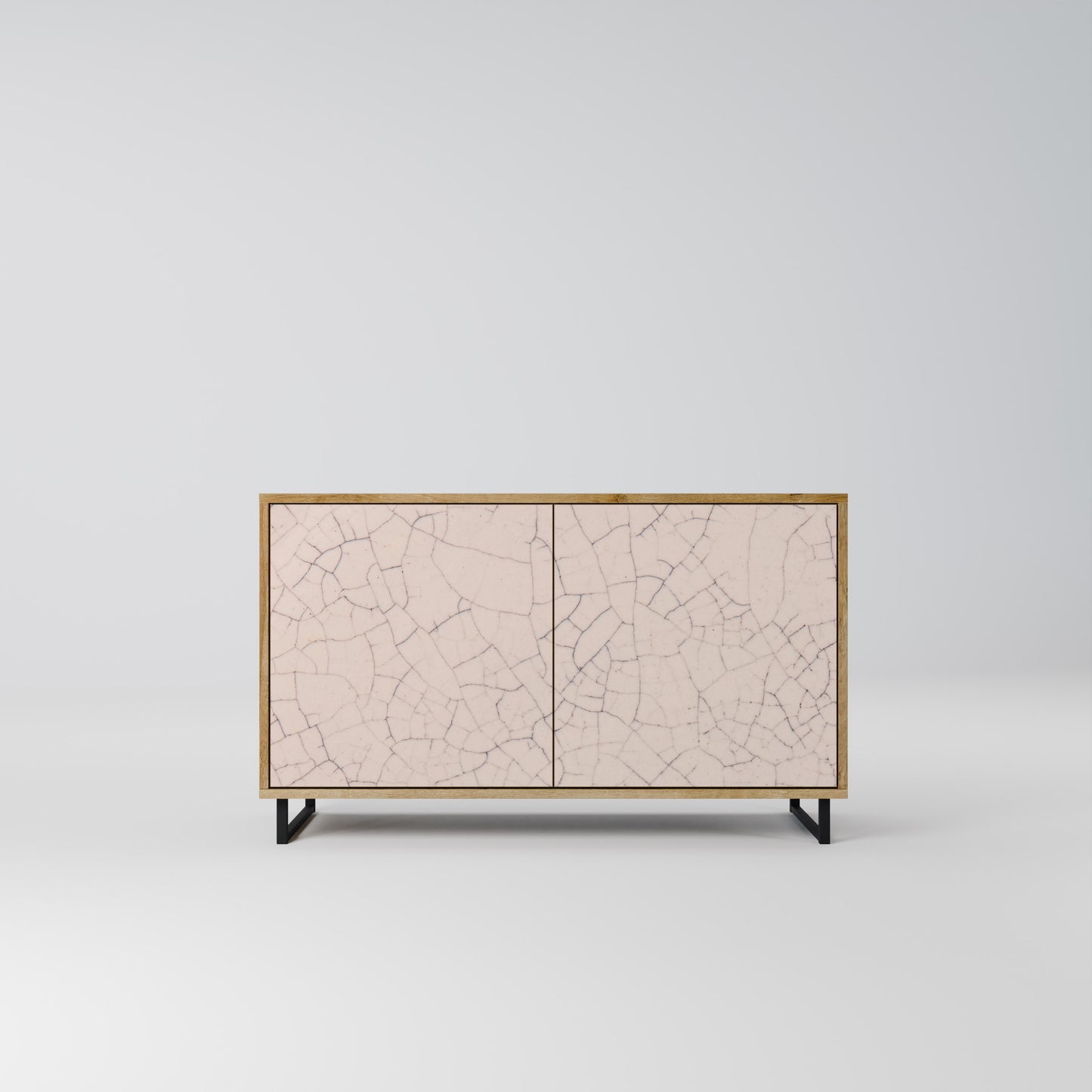 Credenza a 2 ante CERAMIC TEXTURE effetto rovere