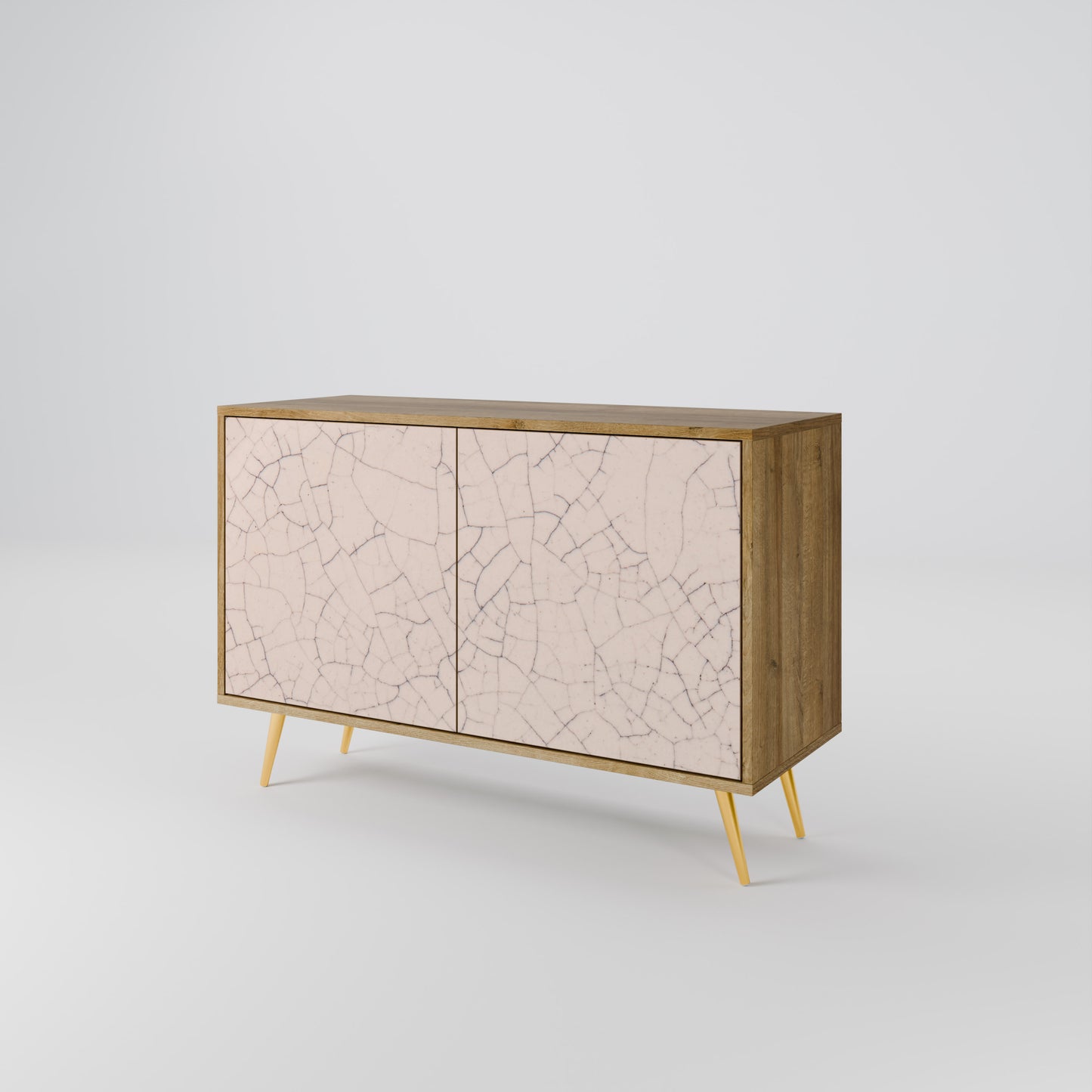 Credenza a 2 ante CERAMIC TEXTURE effetto rovere
