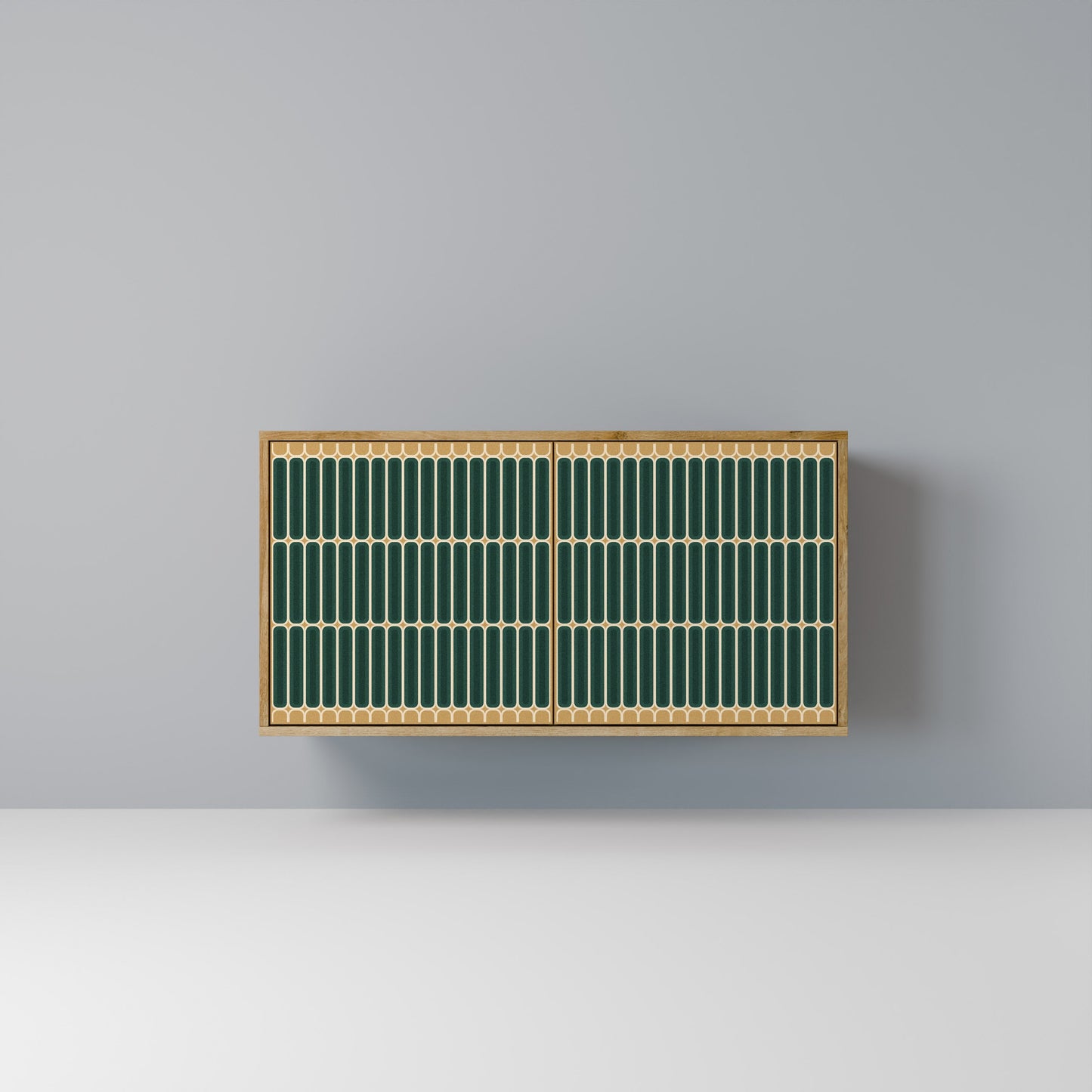 Credenza ILUSION GATE a 2 ante in effetto rovere