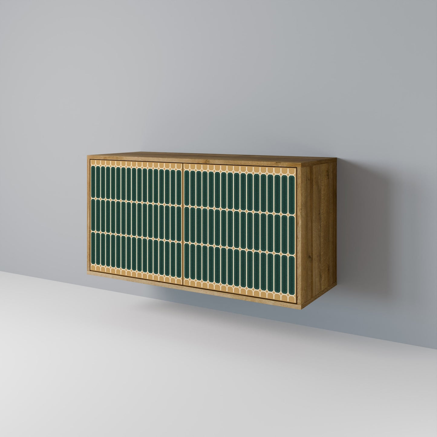 Credenza ILUSION GATE a 2 ante in effetto rovere