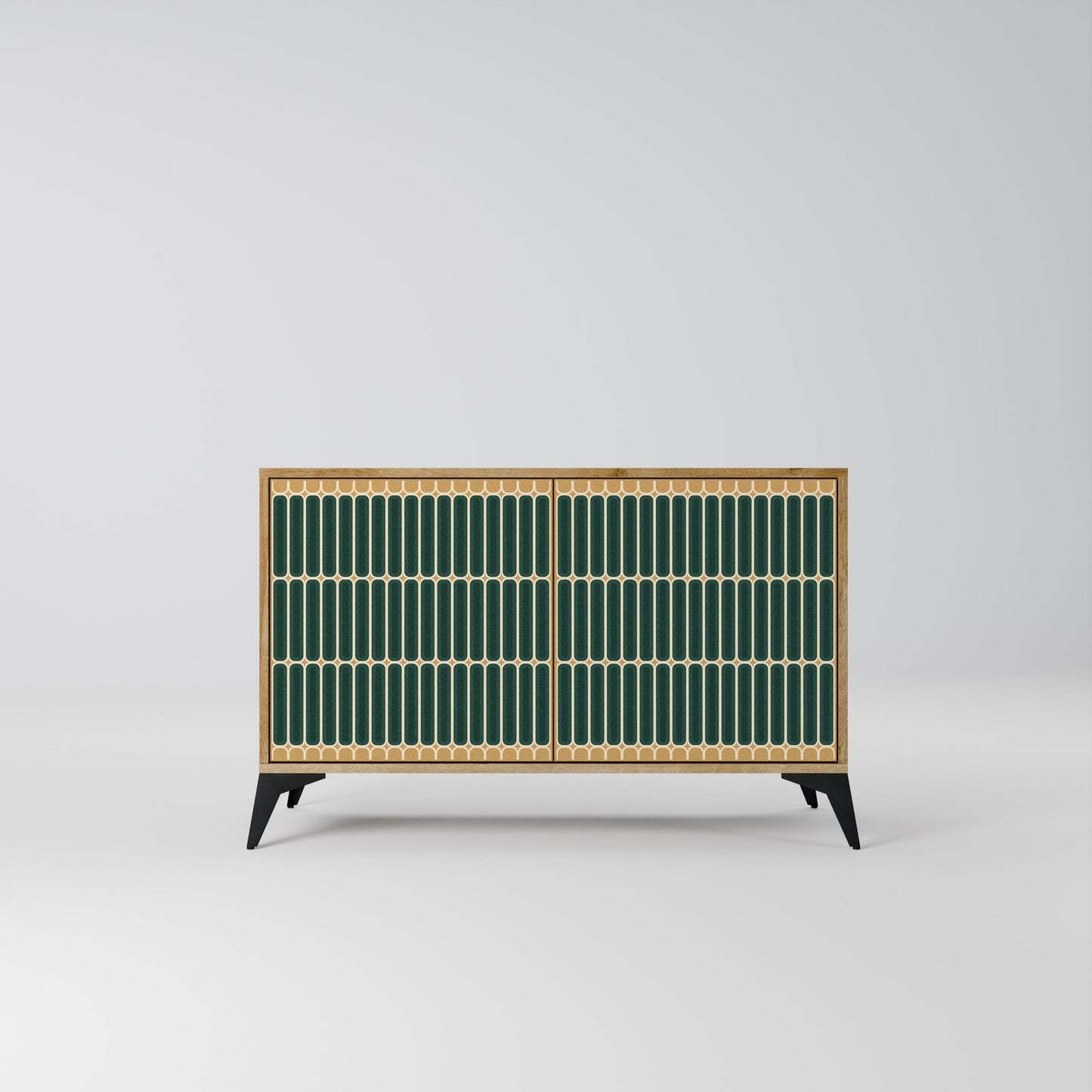 Credenza ILUSION GATE a 2 ante in effetto rovere