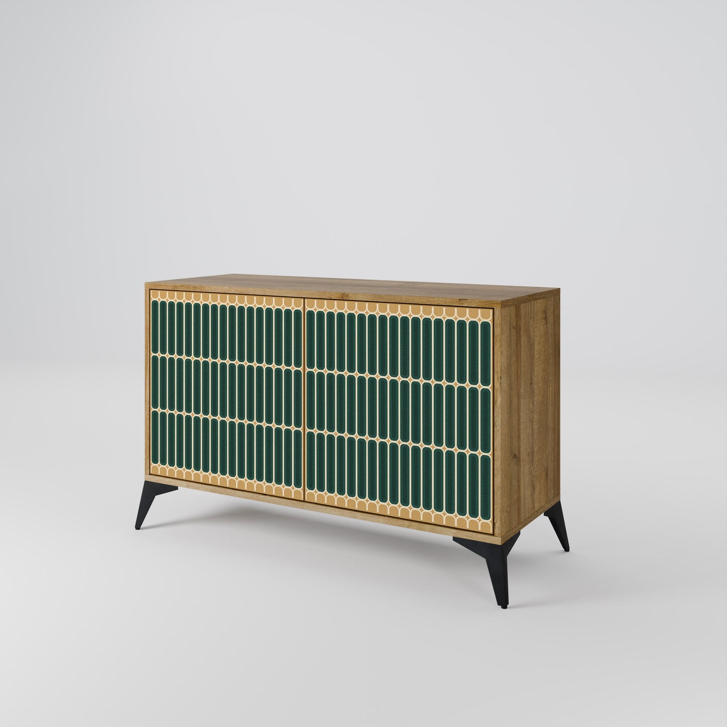 Credenza ILUSION GATE a 2 ante in effetto rovere