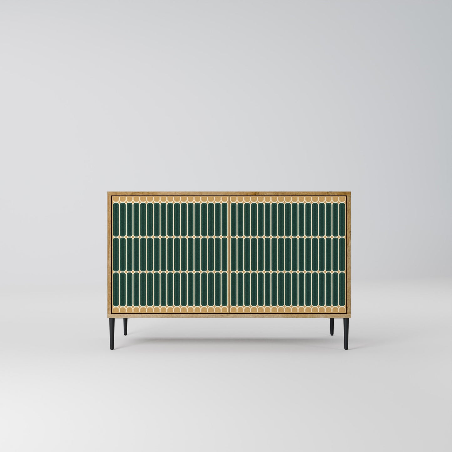 Credenza ILUSION GATE a 2 ante in effetto rovere