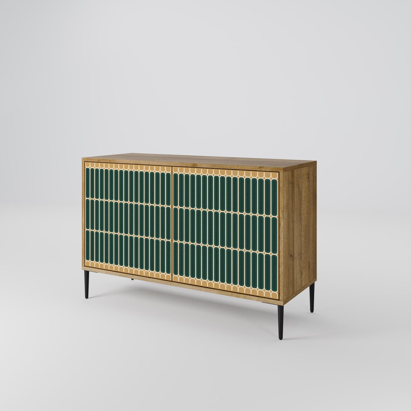 Credenza ILUSION GATE a 2 ante in effetto rovere