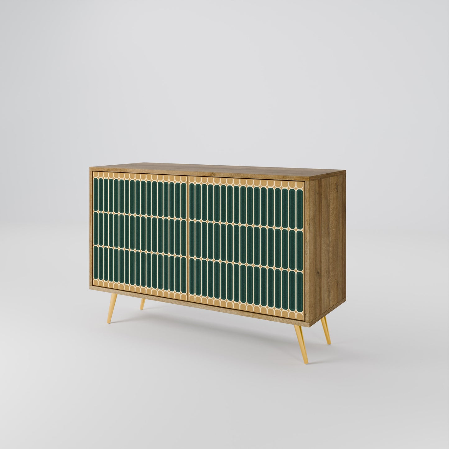 Credenza ILUSION GATE a 2 ante in effetto rovere