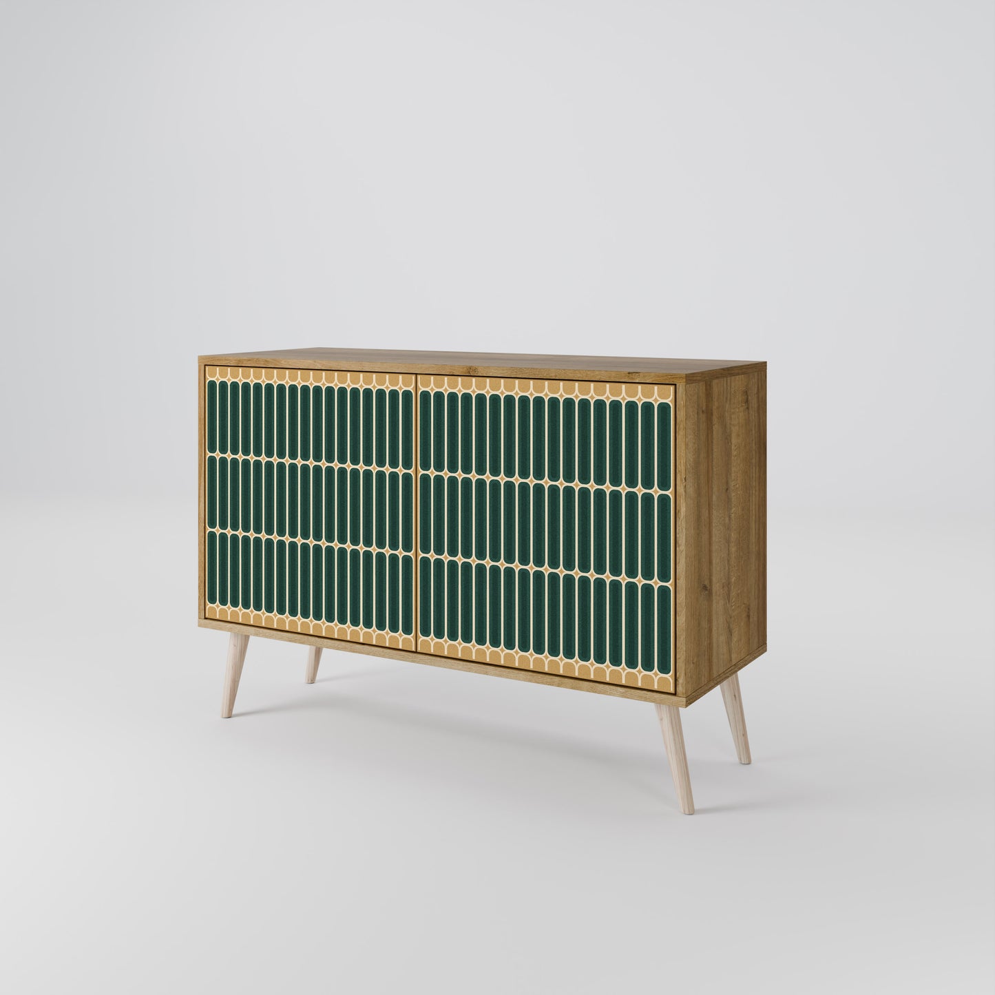 Credenza ILUSION GATE a 2 ante in effetto rovere