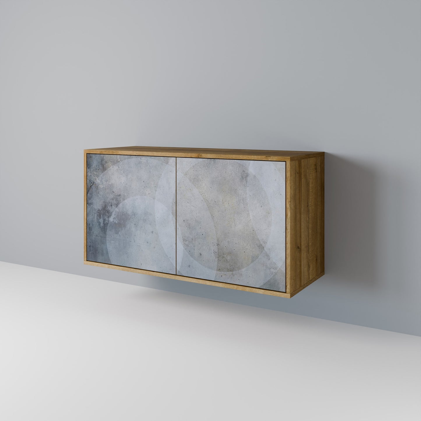MUTED ARC 2-Door Sideboard in Oak Effect
