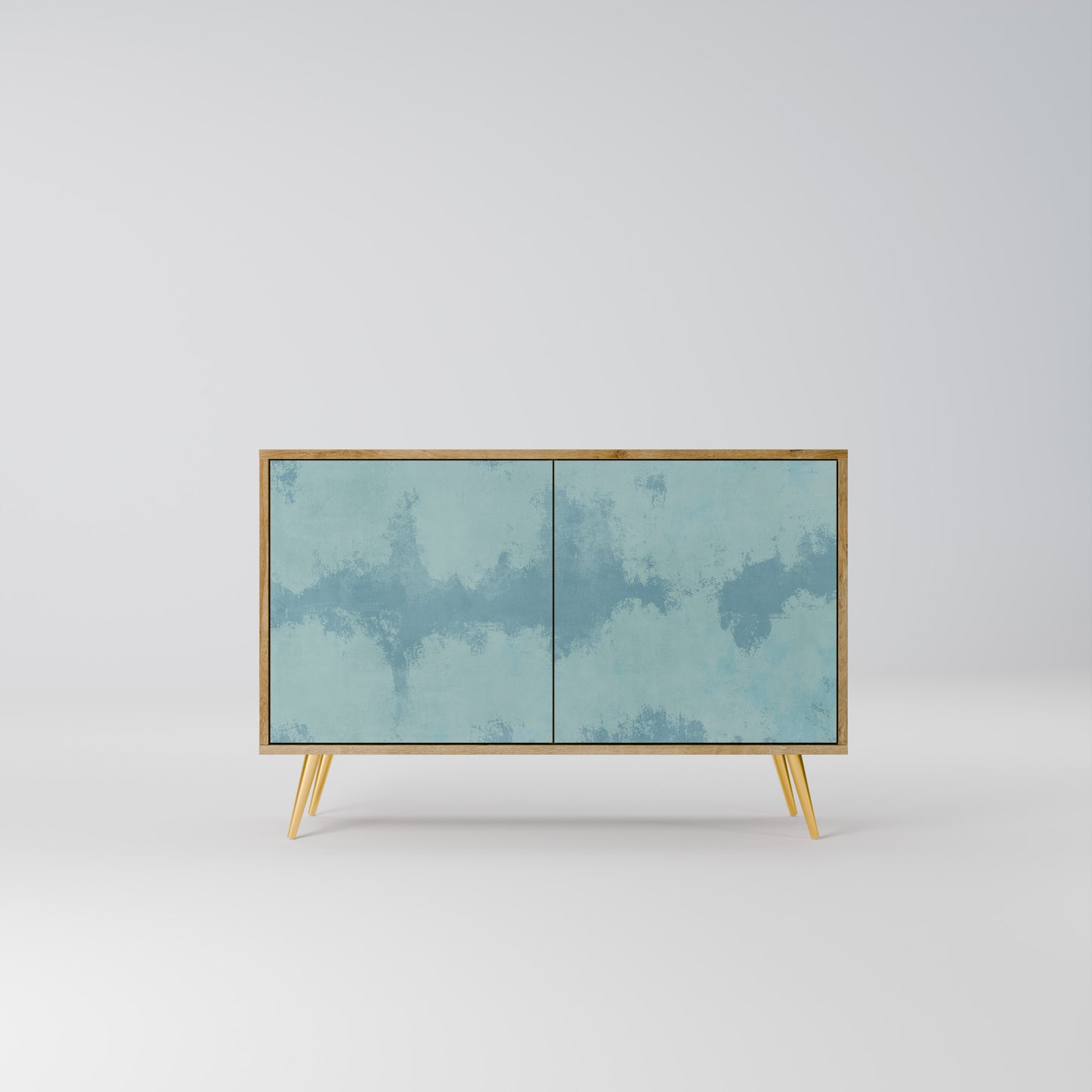 SKY WASH 2-Door Sideboard in Oak Effect