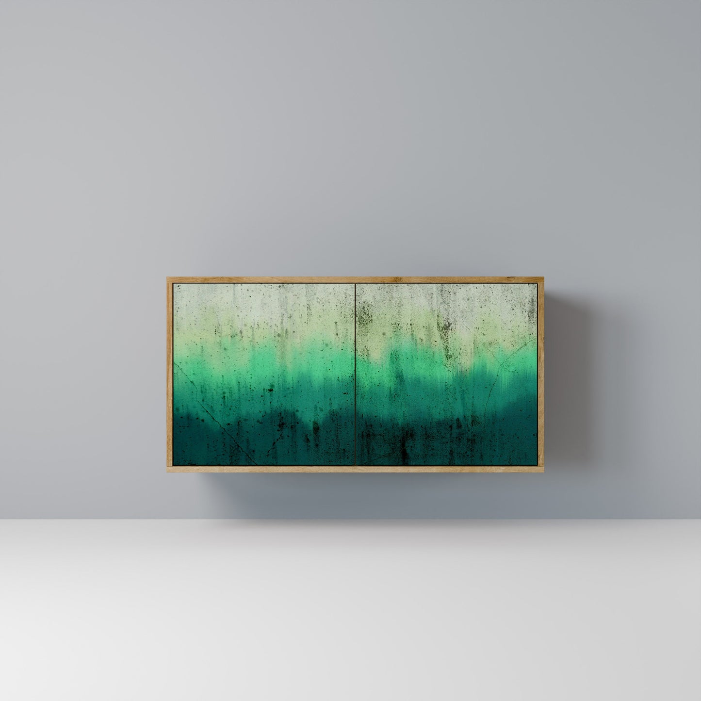 Credenza NORTHERN LIGHTS a 2 ante in effetto rovere
