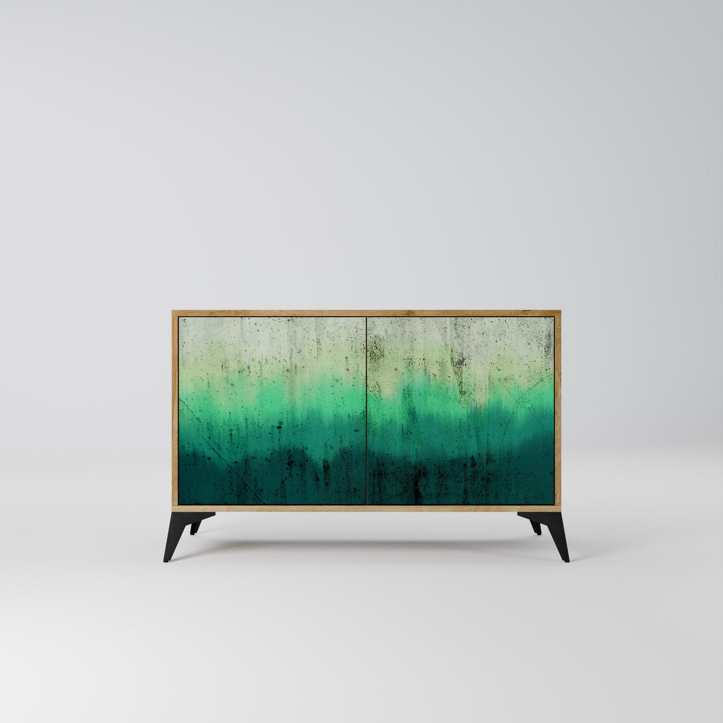 Credenza NORTHERN LIGHTS a 2 ante in effetto rovere