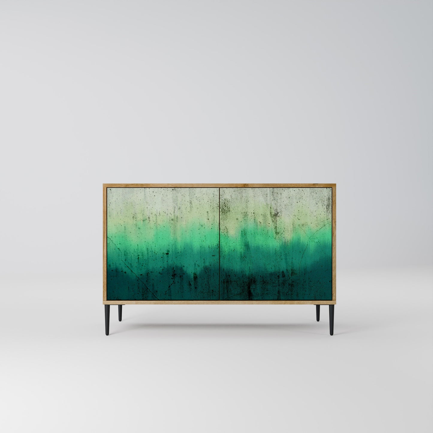 Credenza NORTHERN LIGHTS a 2 ante in effetto rovere