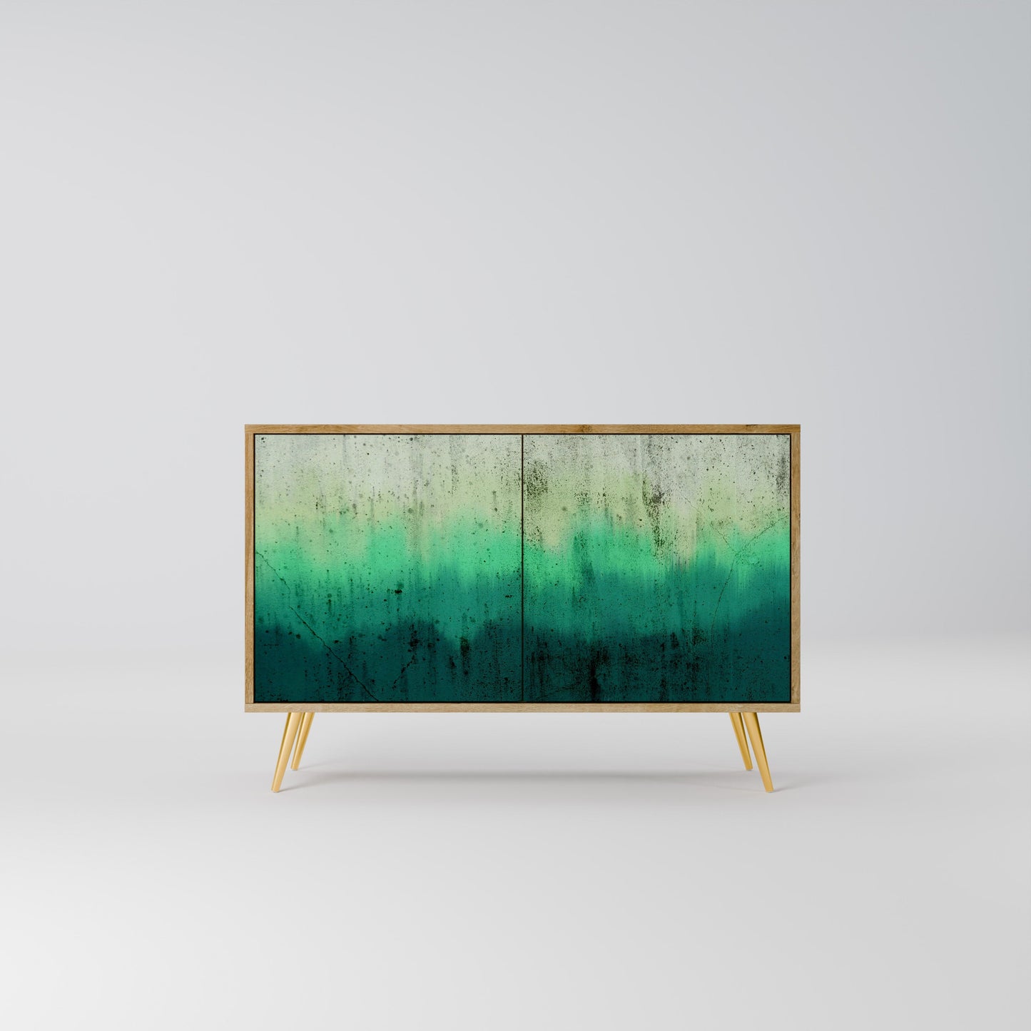 Credenza NORTHERN LIGHTS a 2 ante in effetto rovere