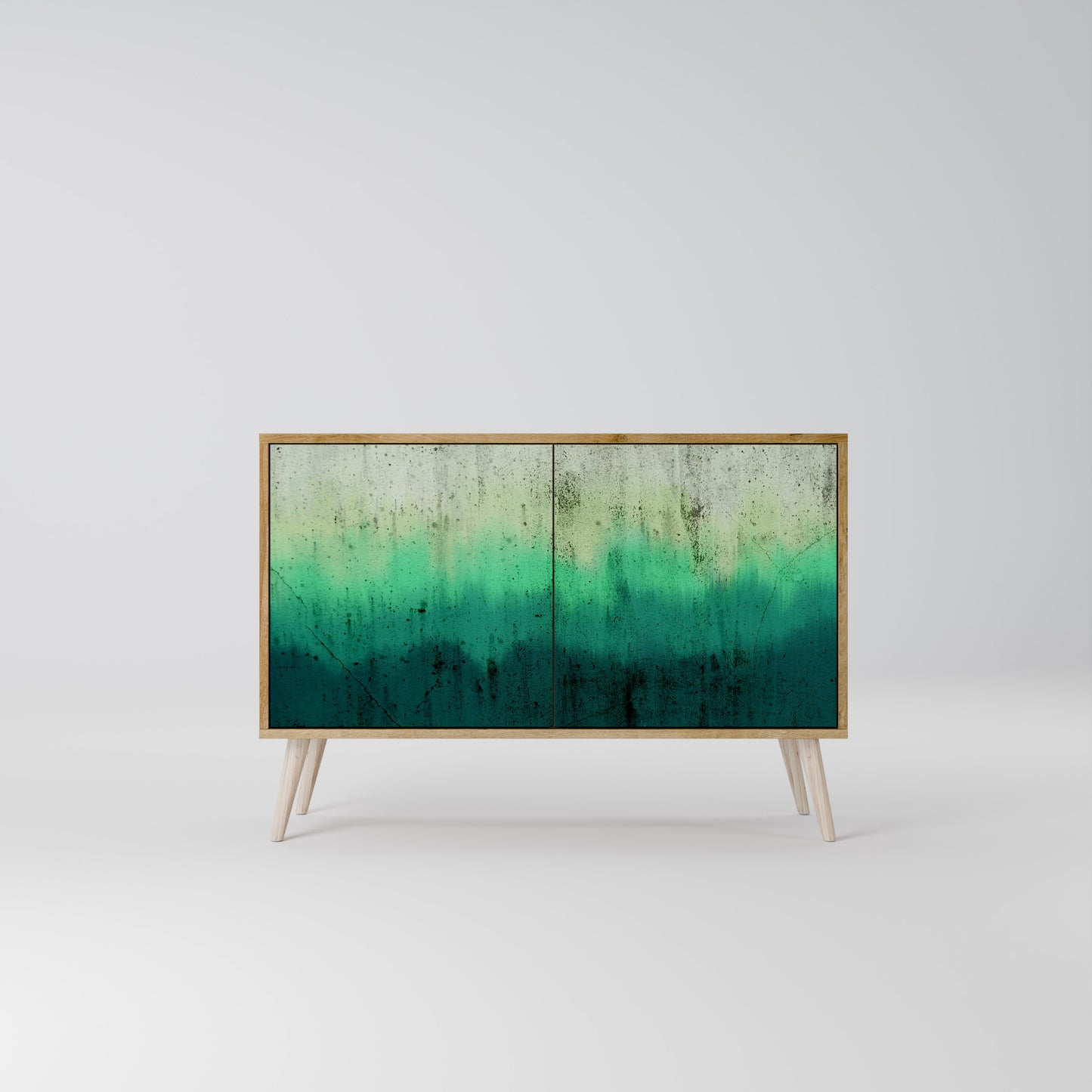 Credenza NORTHERN LIGHTS a 2 ante in effetto rovere