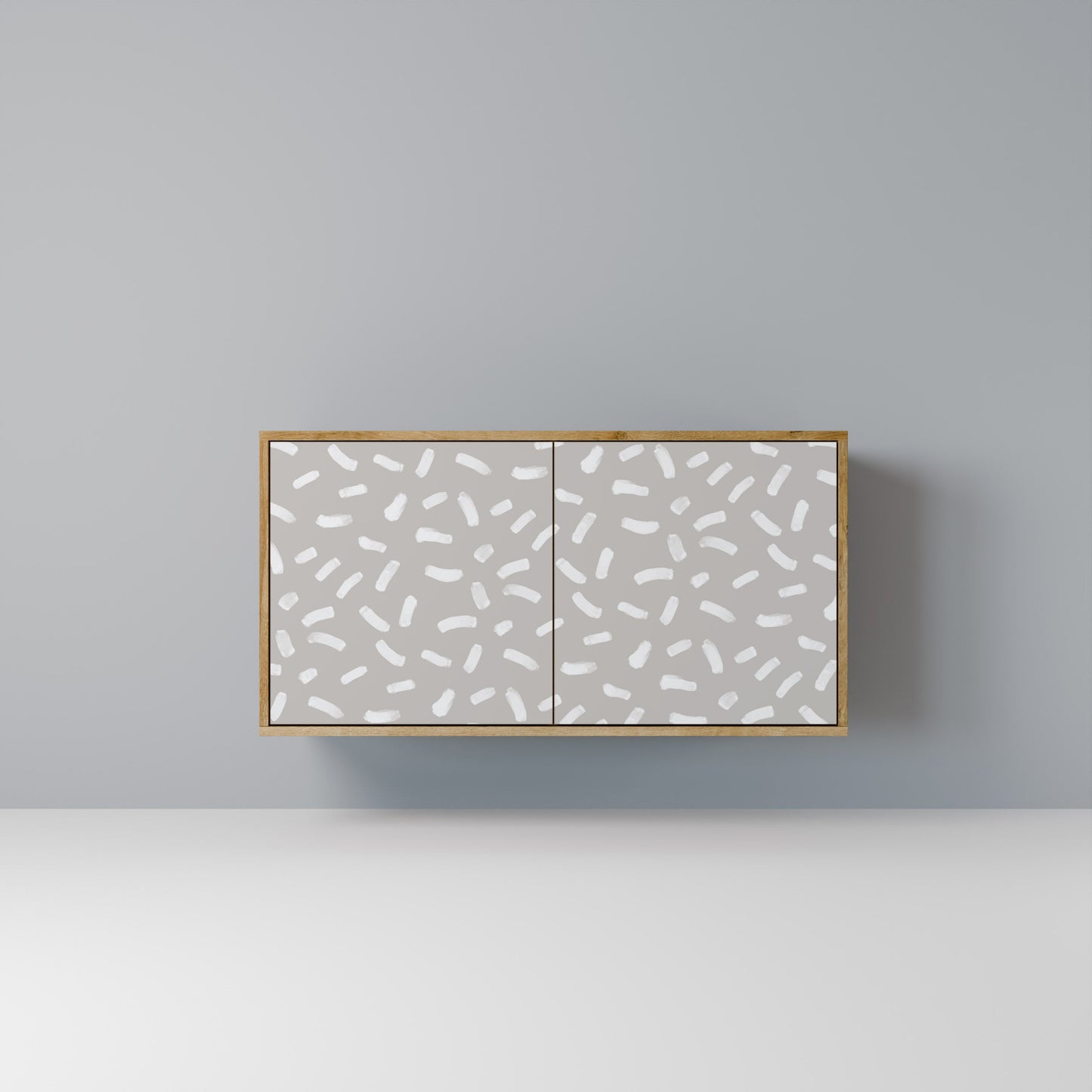 Credenza PASSING SECONDS a 2 ante in effetto rovere