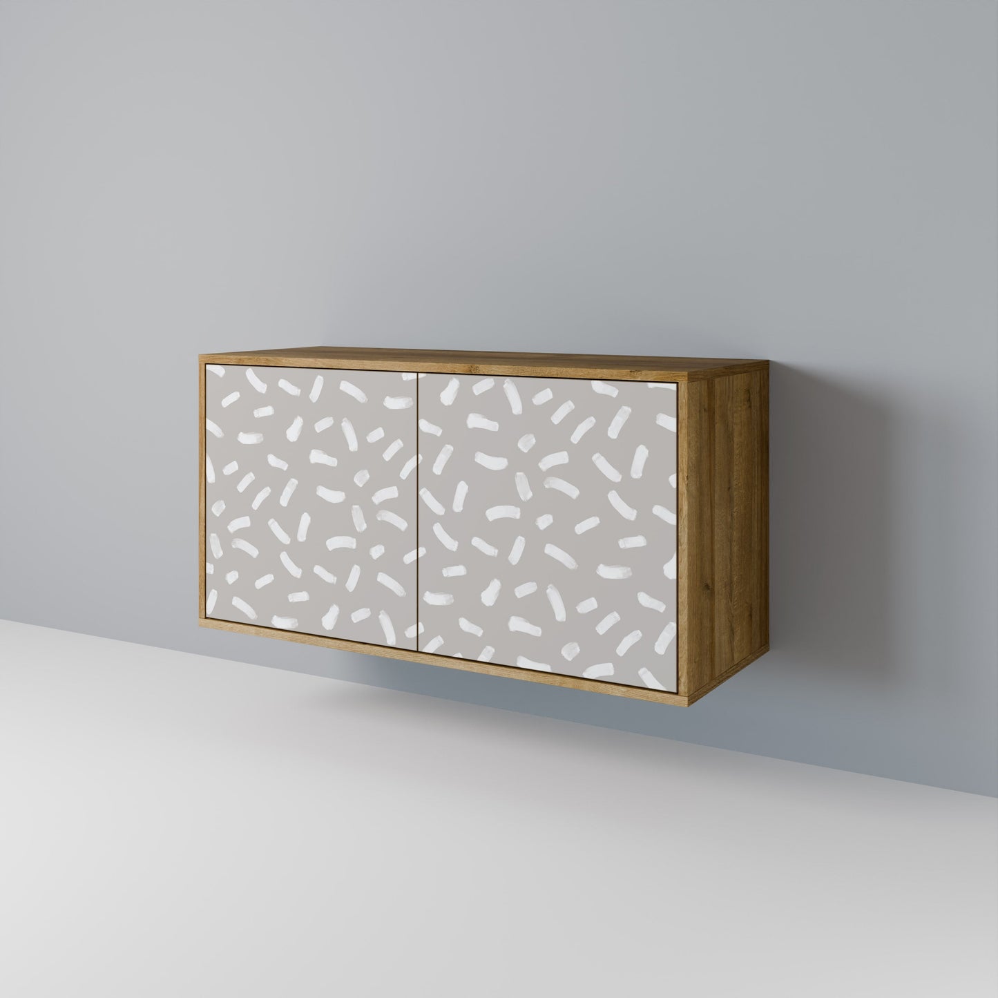 Credenza PASSING SECONDS a 2 ante in effetto rovere