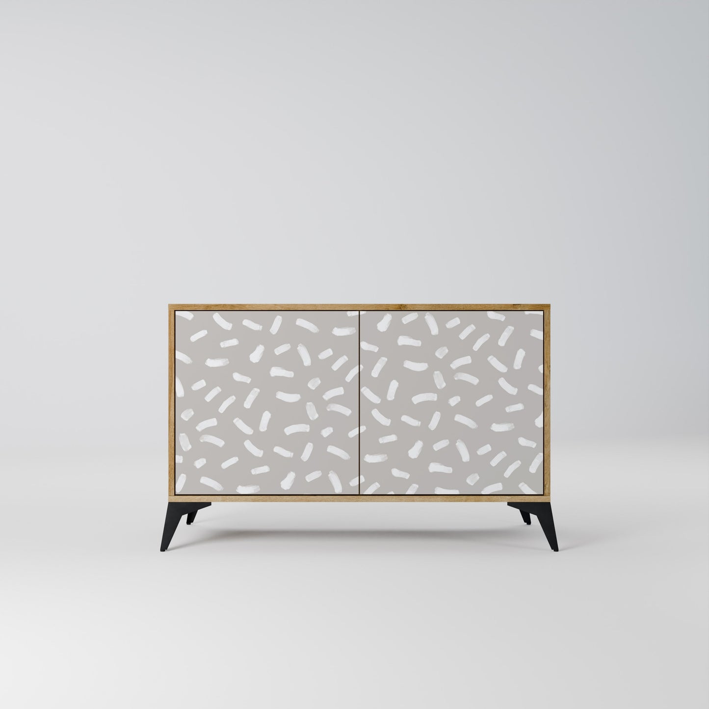 Credenza PASSING SECONDS a 2 ante in effetto rovere